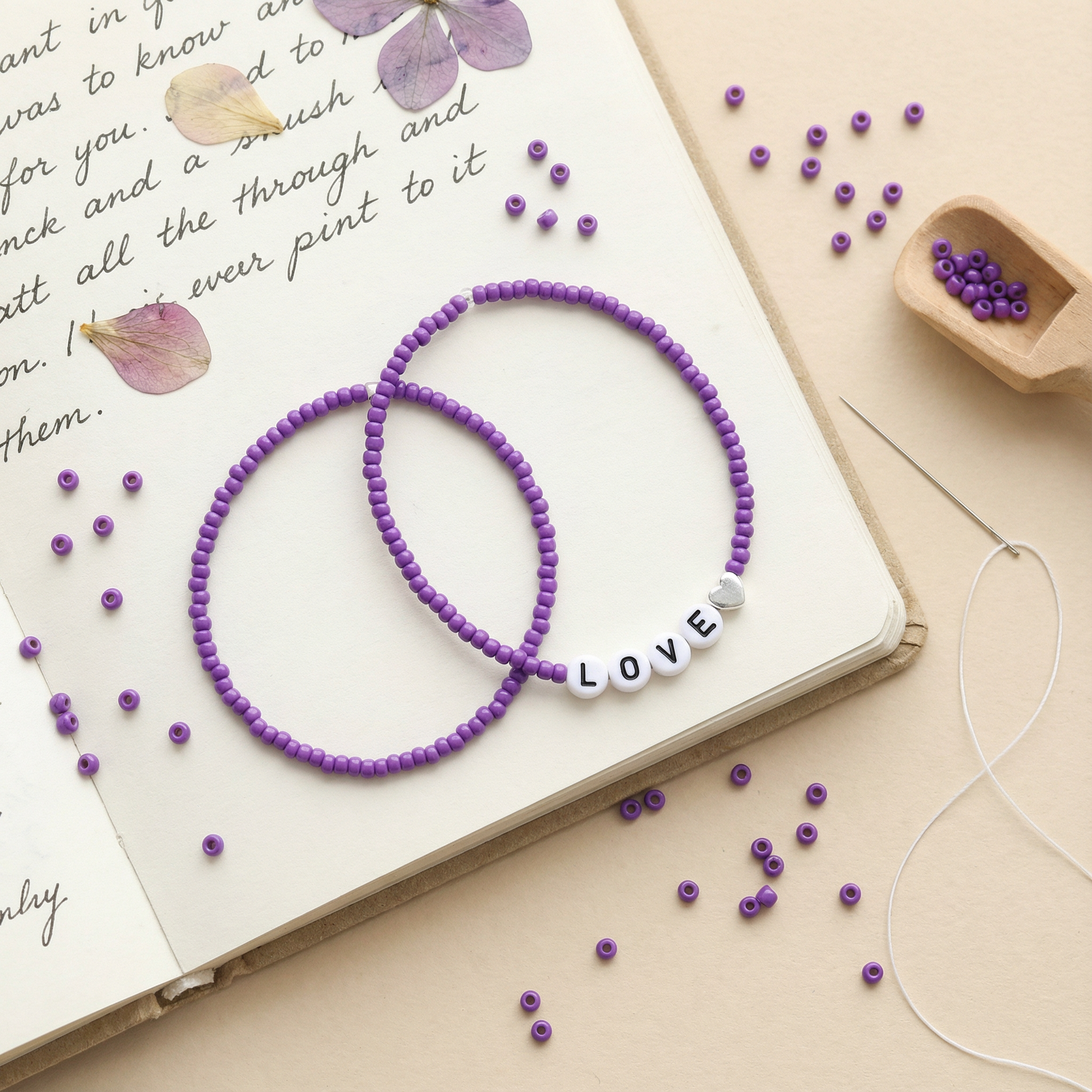 Beads Seed Glass 11/0 Opaque Dark Purple 1kg