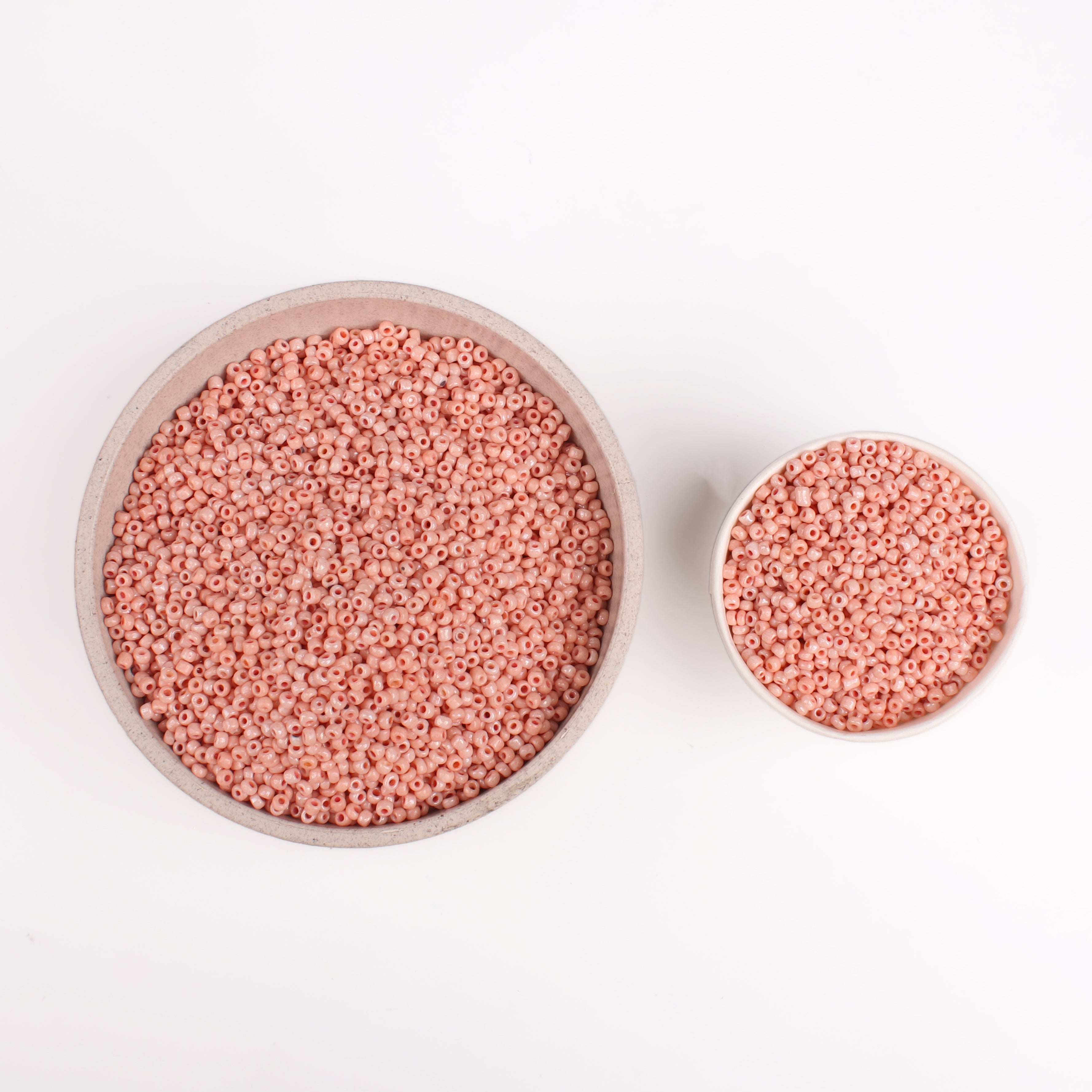 Beads Seed Glass 8/0 Opaque Peach 1kg