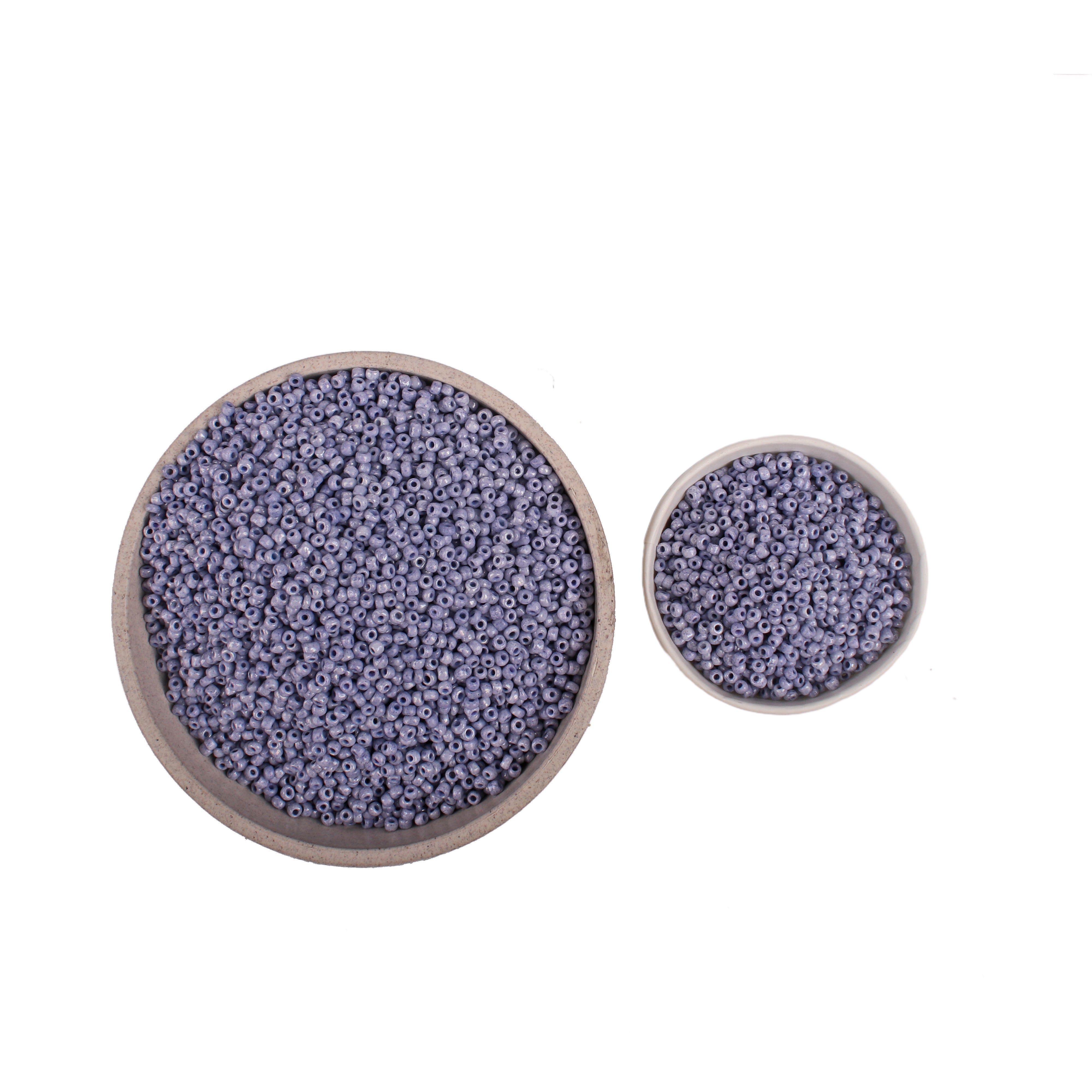 Beads Seed Glass 8/0 Opaque Powder Blue 1kg