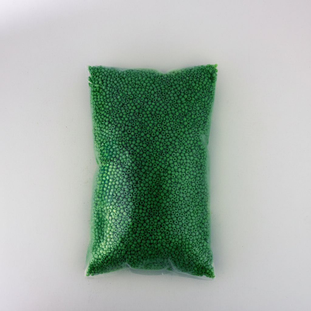 Beads Seed Glass 6/0 Opaque Green 1kg