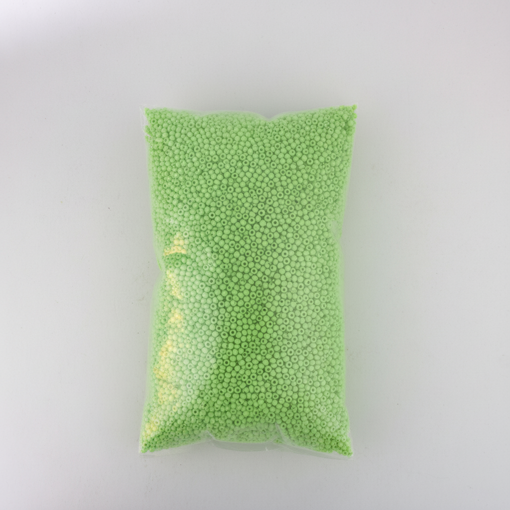 Beads Seed Glass 6/0 Opaque Parrot Green 1kg