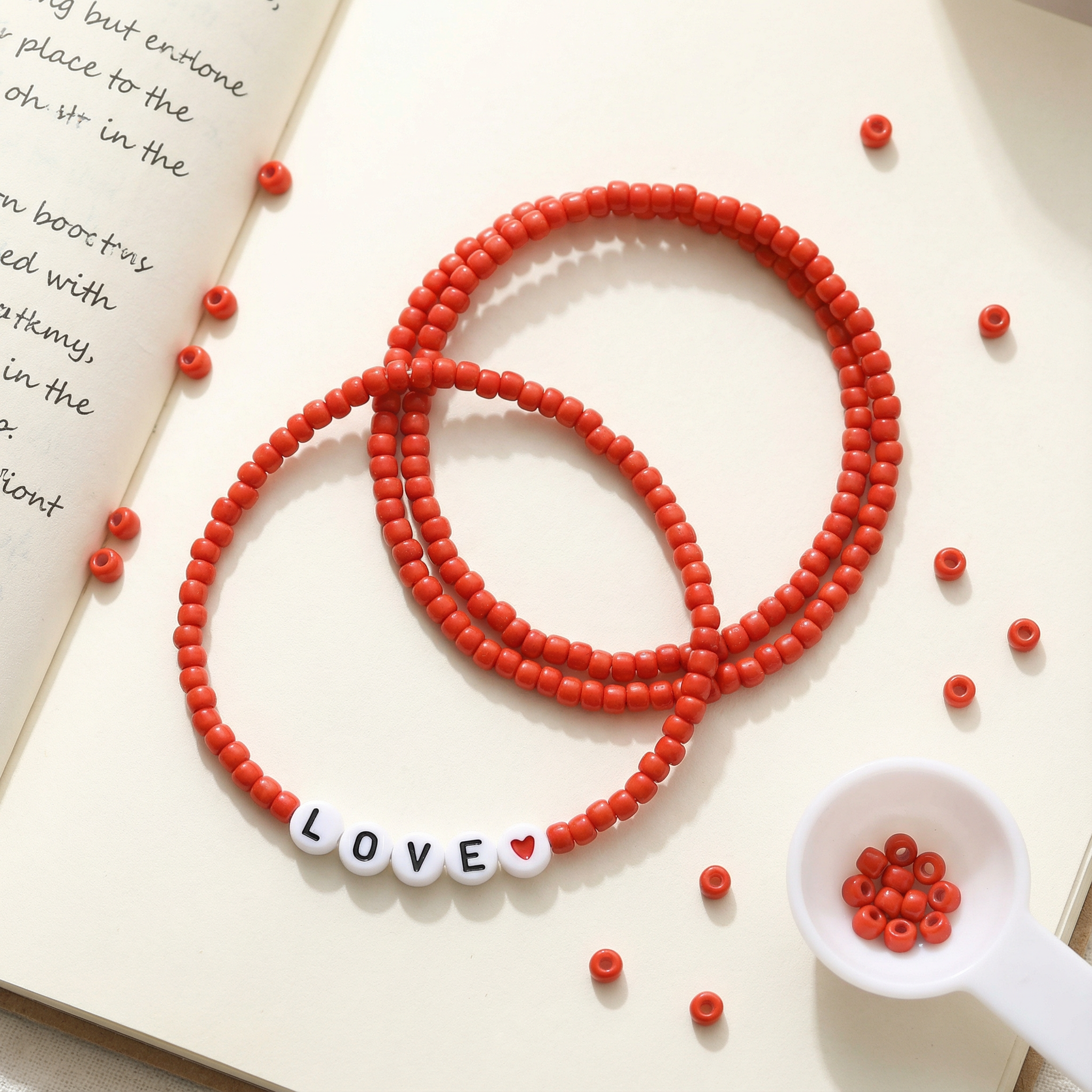 Beads Seed Glass 6/0 Opaque Orange 1kg