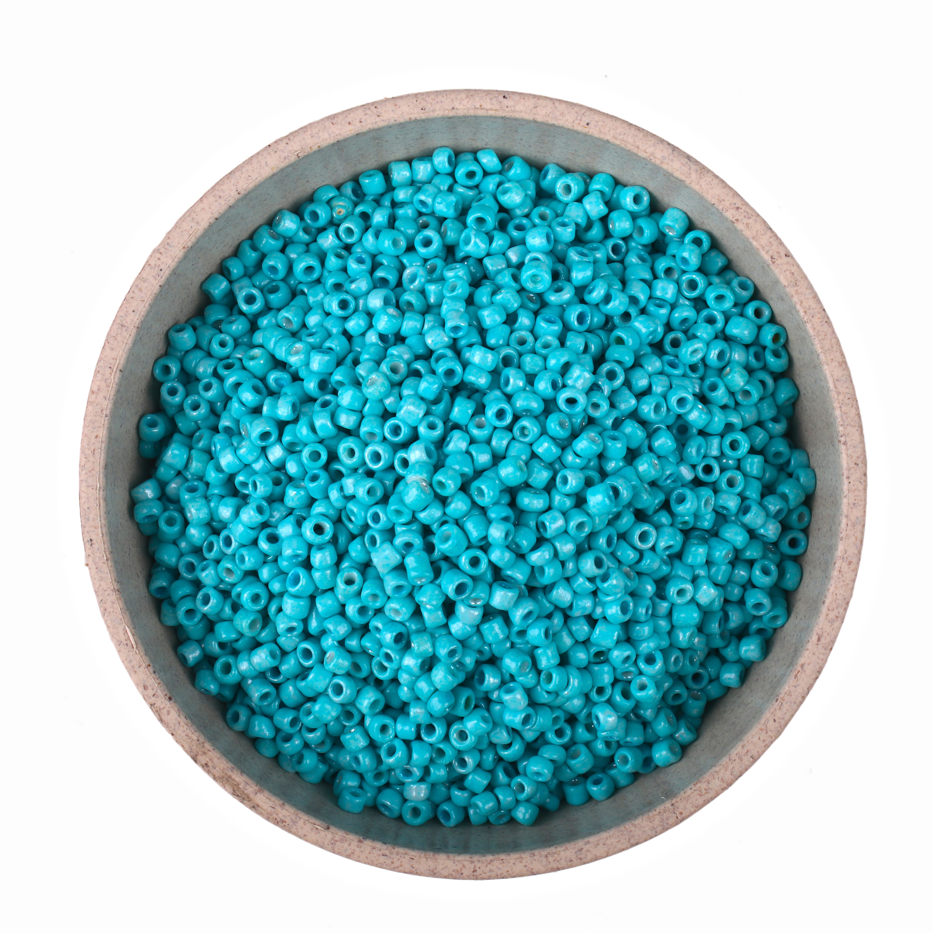 Beads Seed Glass 6/0 Opaque Dark Turquoise 1kg