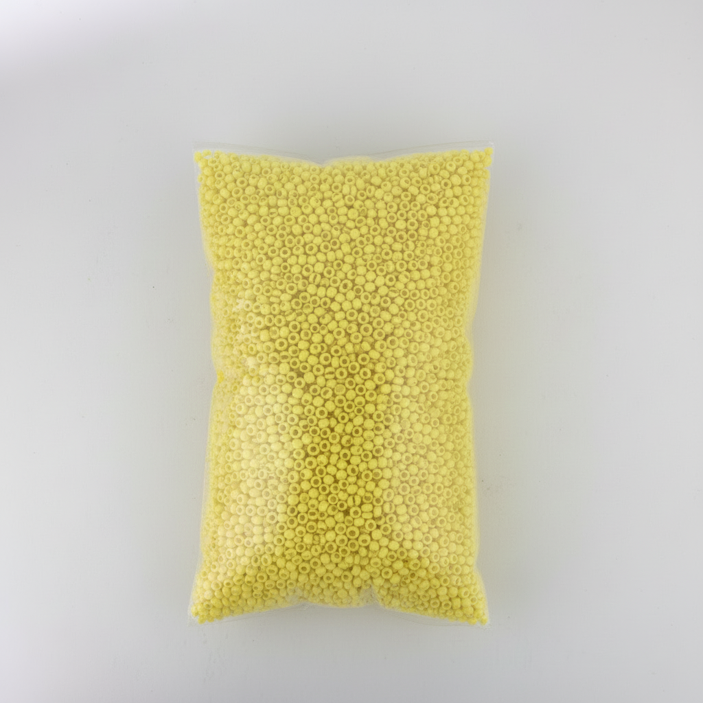 Beads Seed Glass 6/0 Opaque Yellow 1kg