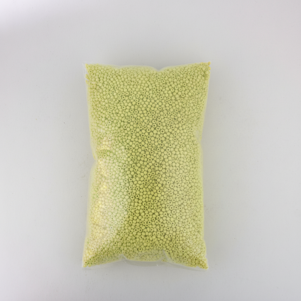 Beads Seed Glass 6/0 Opaque Light Yellow 1kg