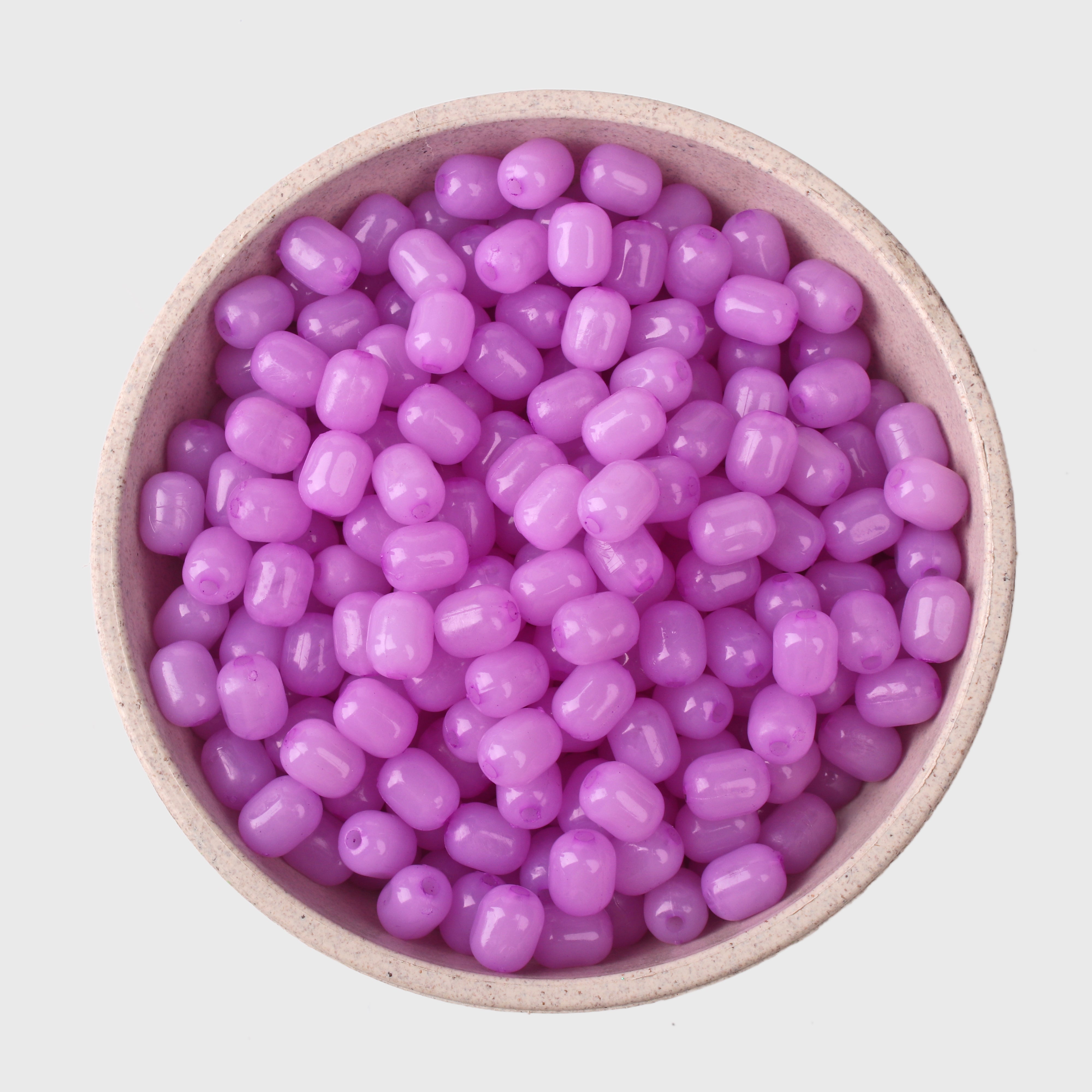 Beads Jelly Bead Oval Shape 10Mm Purple 1kg