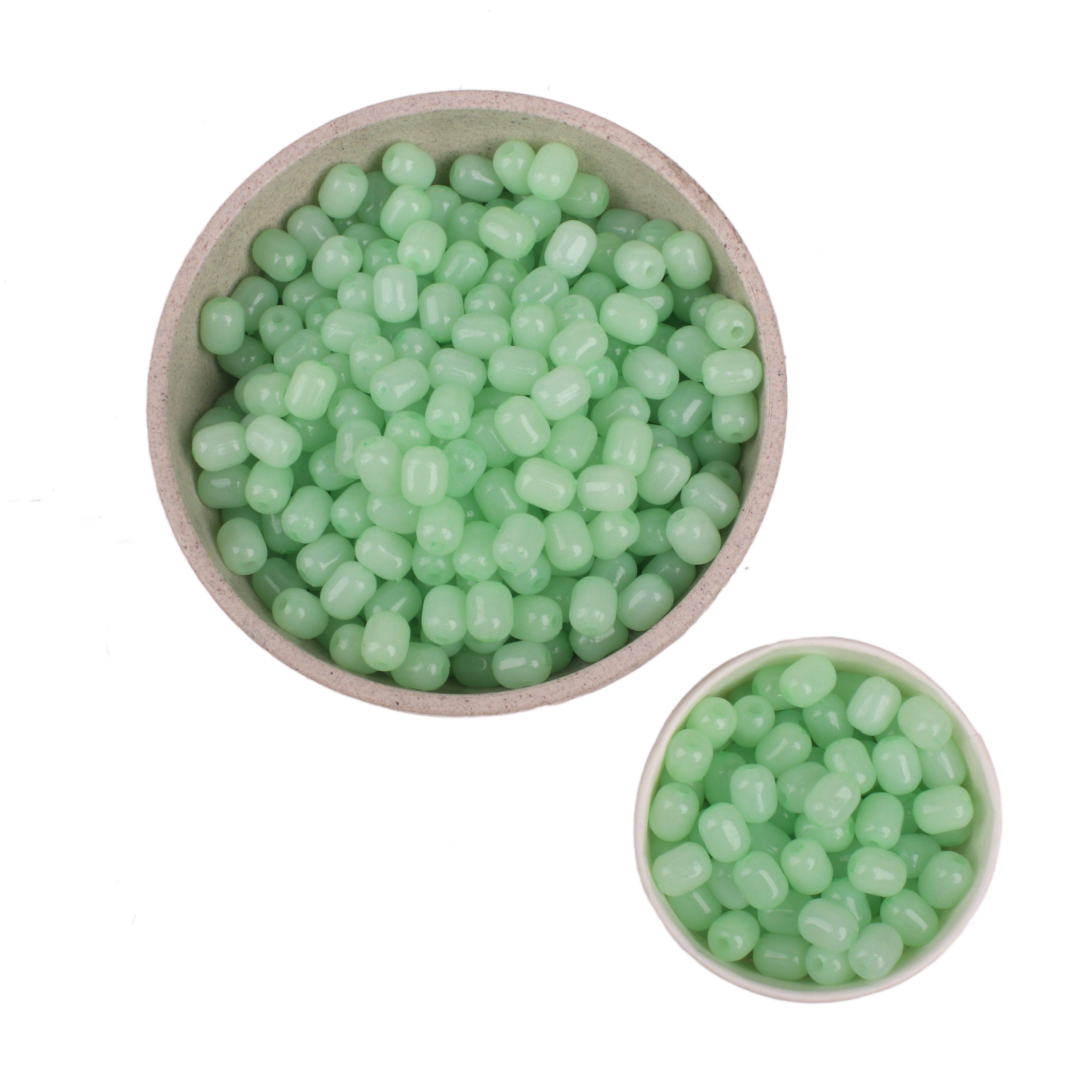 Beads Jelly Bead Oval With Hole Jade 10Mm 1kg