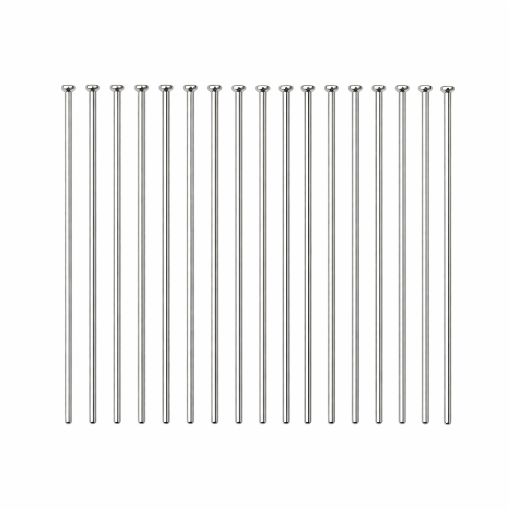 Findings Head pin Nickel 50mm 200 gm