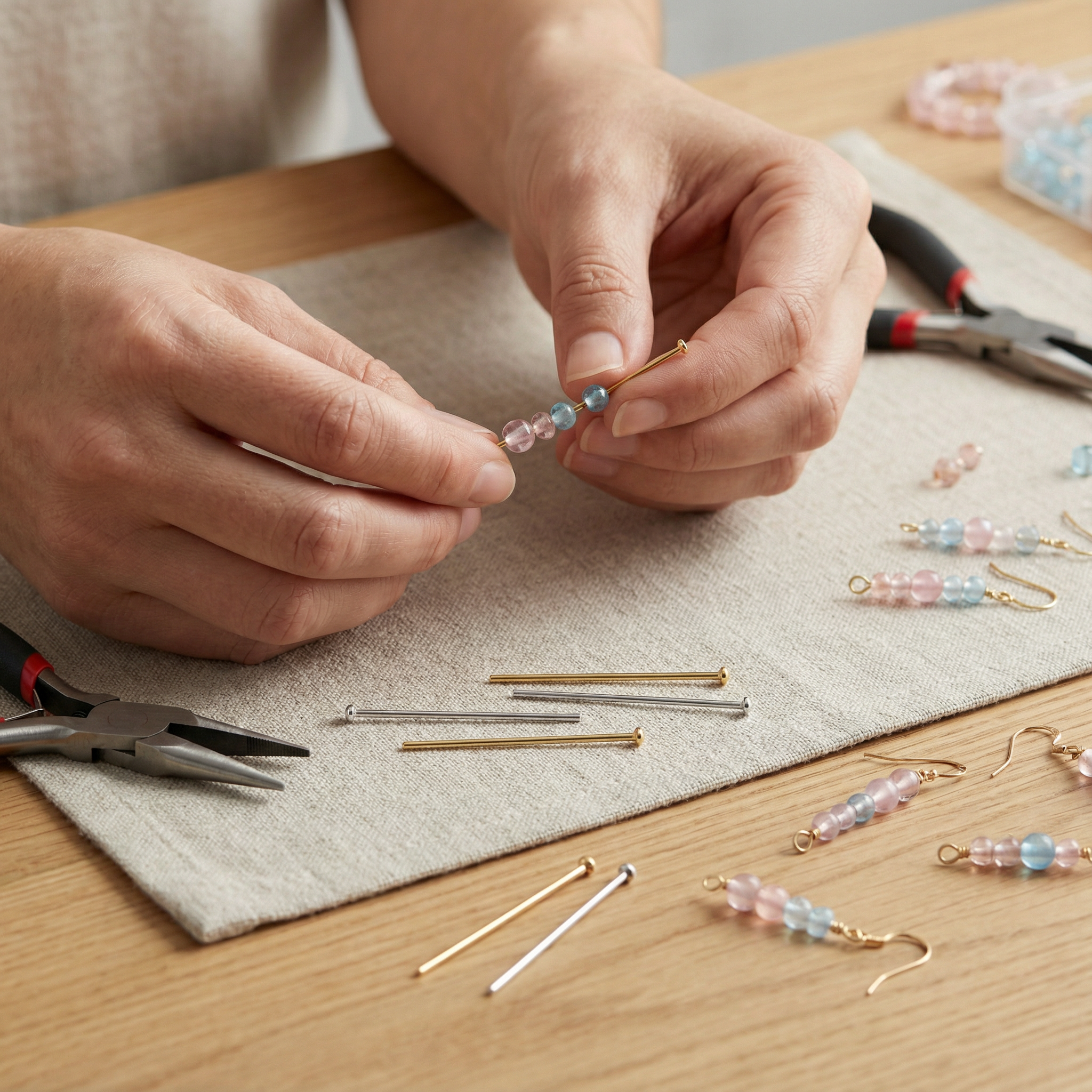 Findings Head pin Nickel 50mm 200 gm