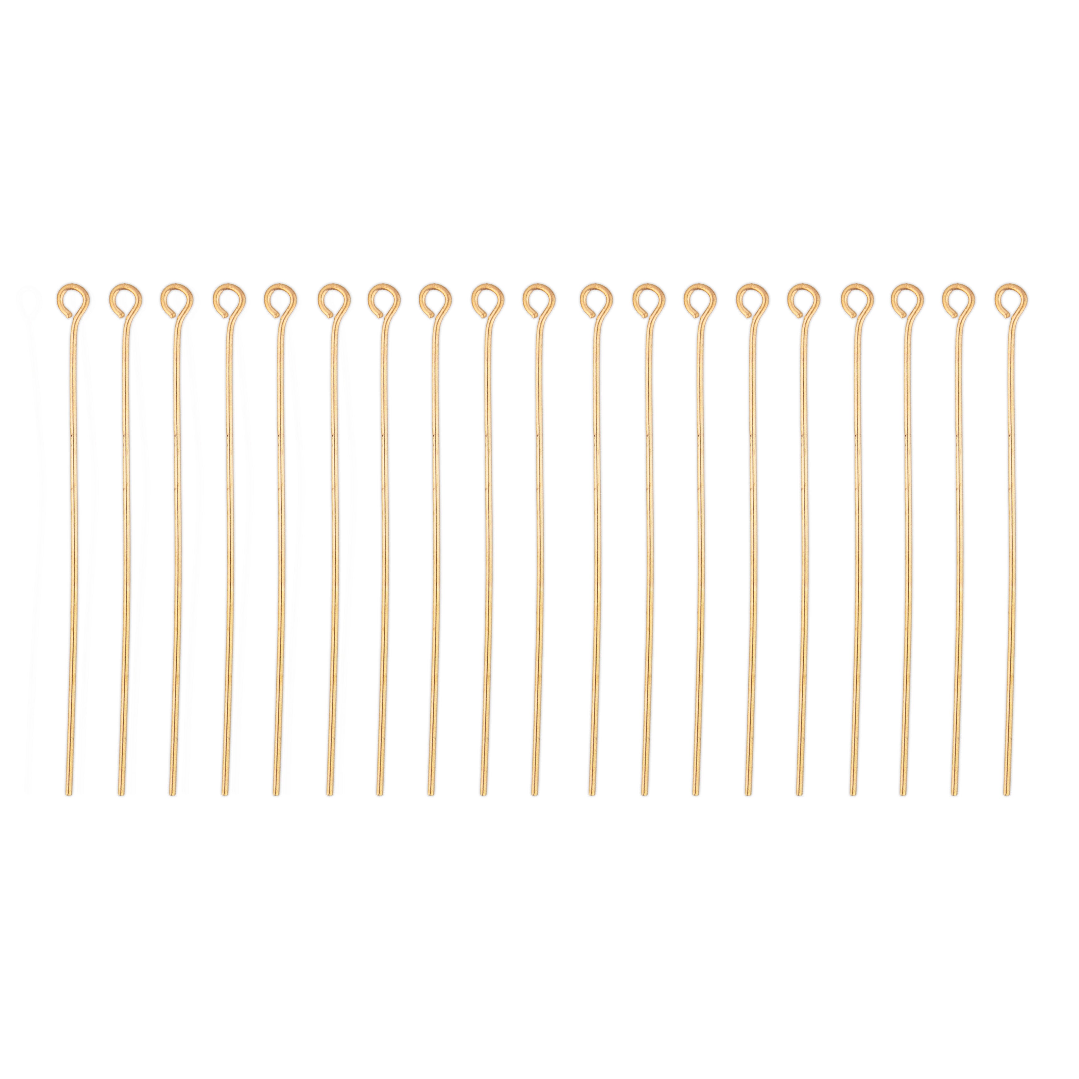 Findings Eye Pin Gold 50mm 200 gm