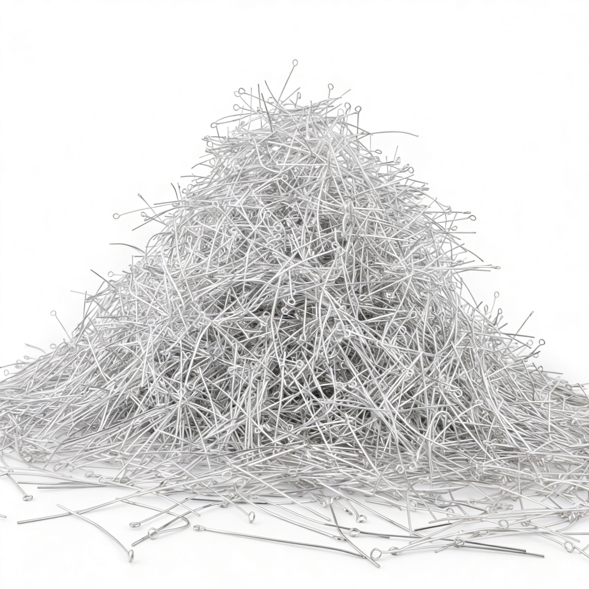 Findings Eye Pin Silver 50mm 200 gm