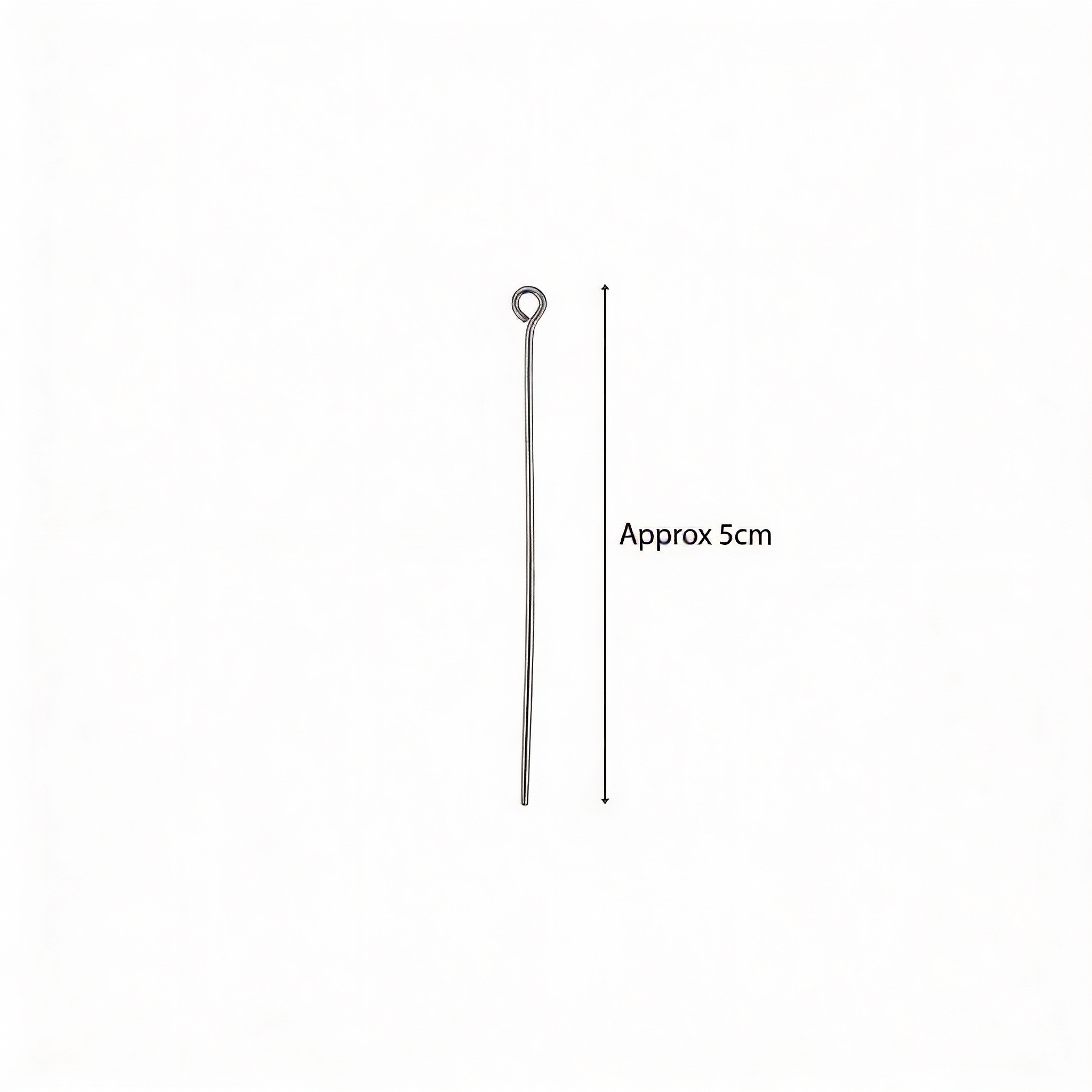 Findings Eye Pin Nickel 50mm 200 gm