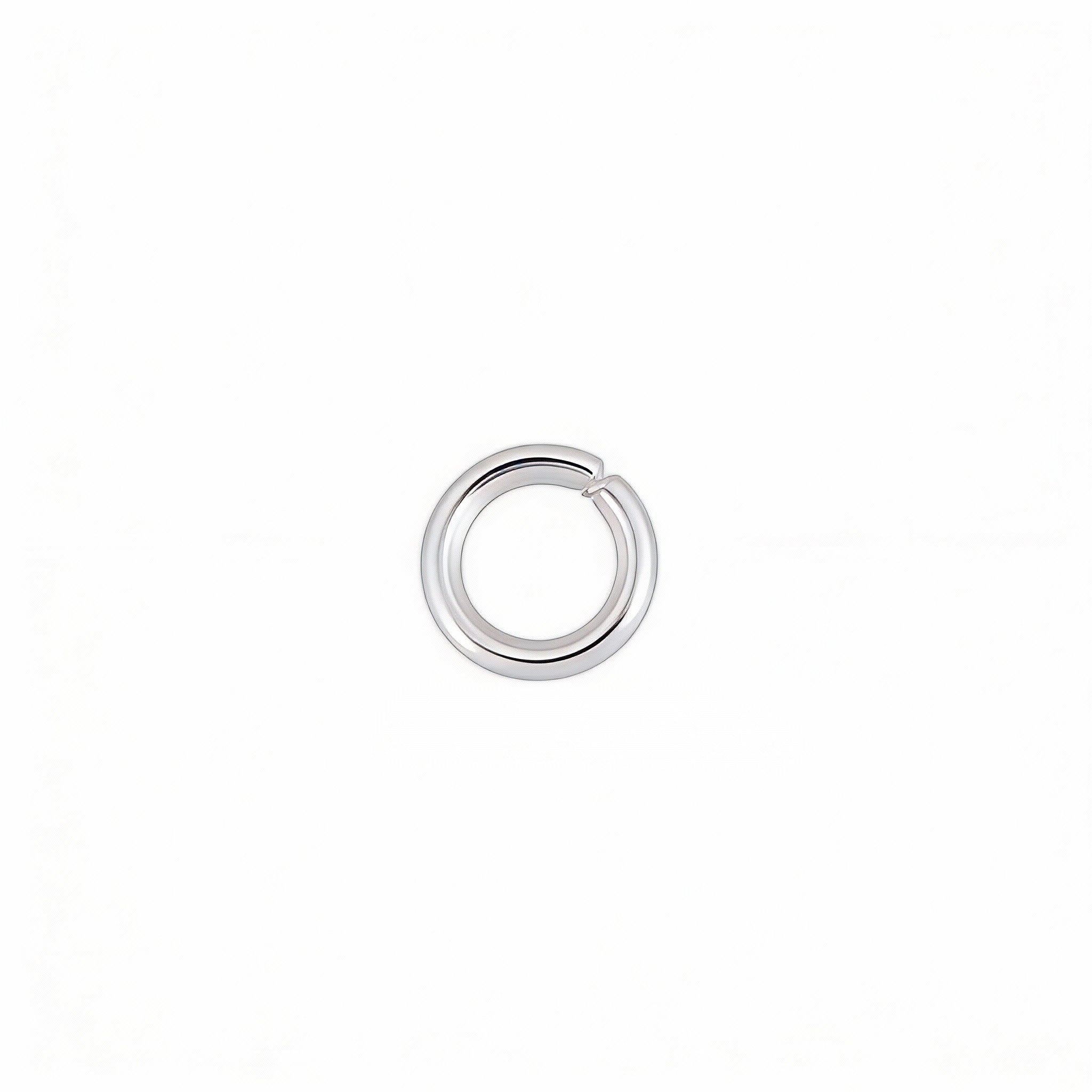 Findings Jump Ring open Silver 4mm 200 gm