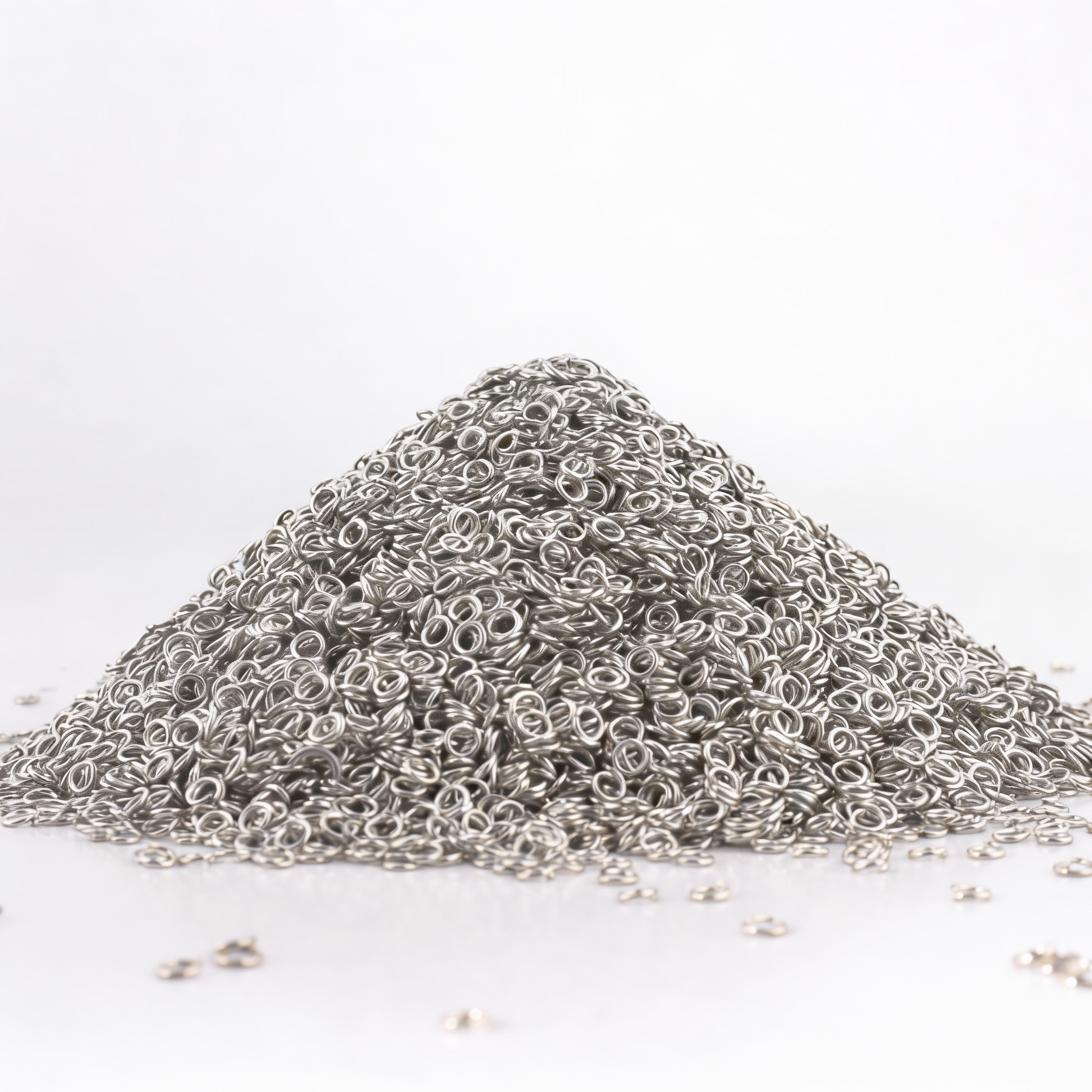 Findings Jump Ring open Nickel 4mm 200 gm