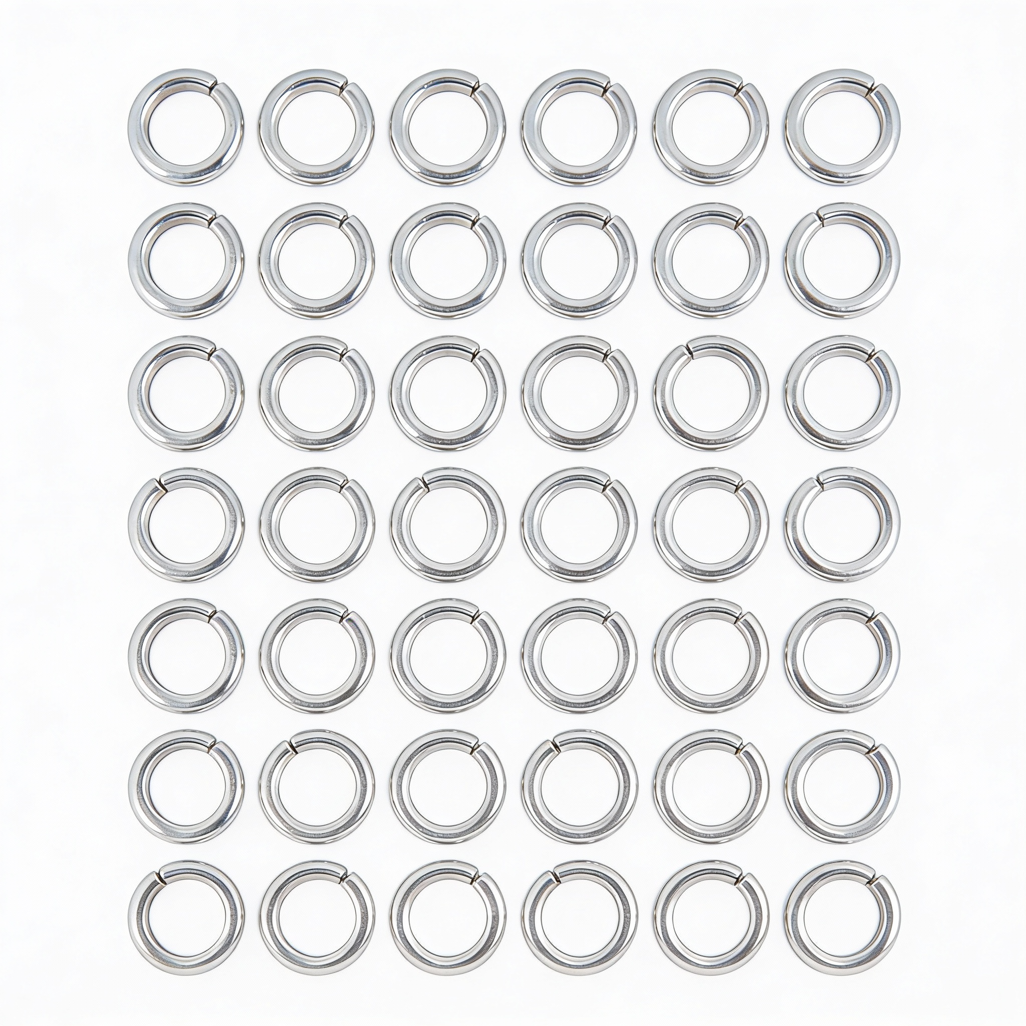 Findings Jump Ring open Nickel 4mm 200 gm