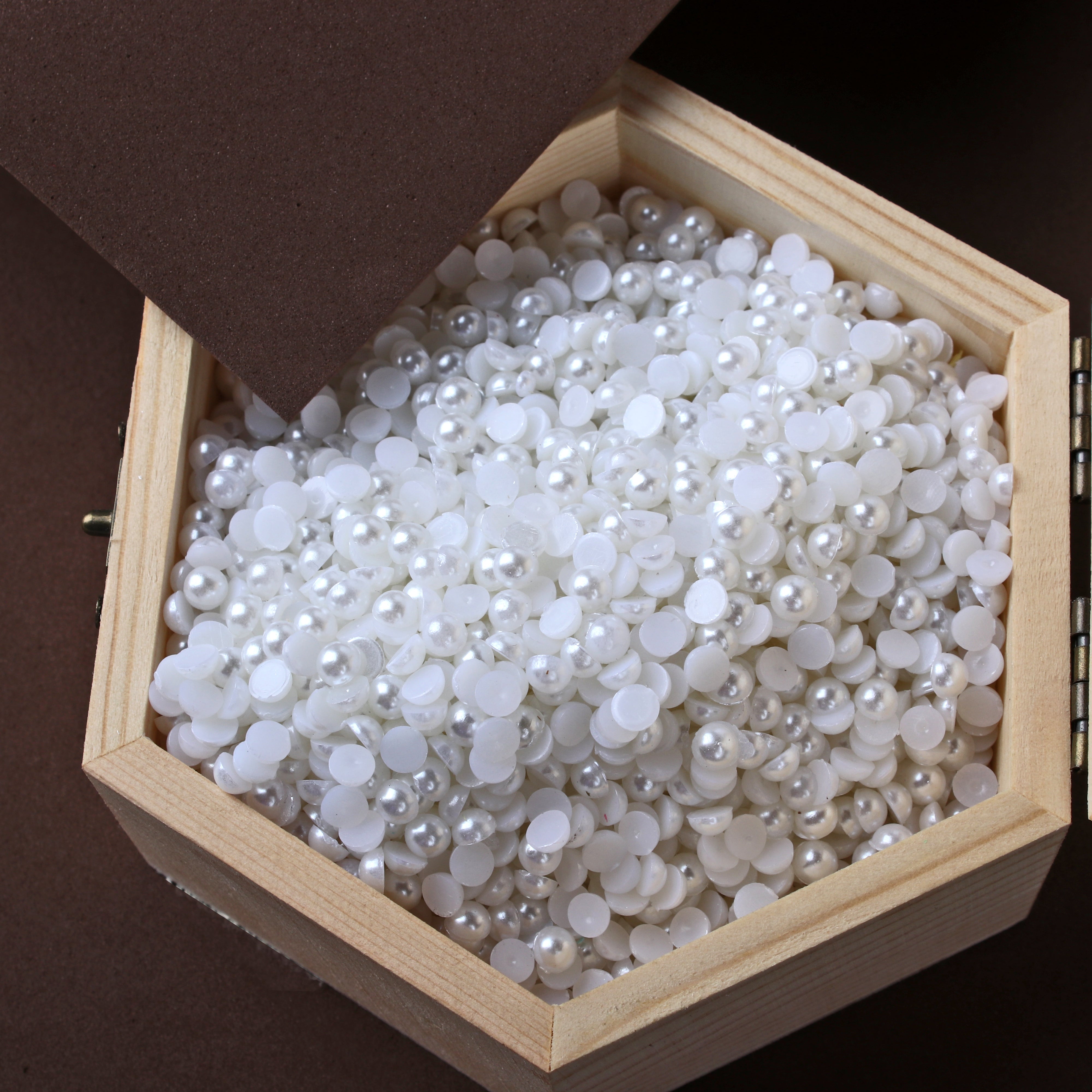 Beads Half Pearl White 5Mm 1kg