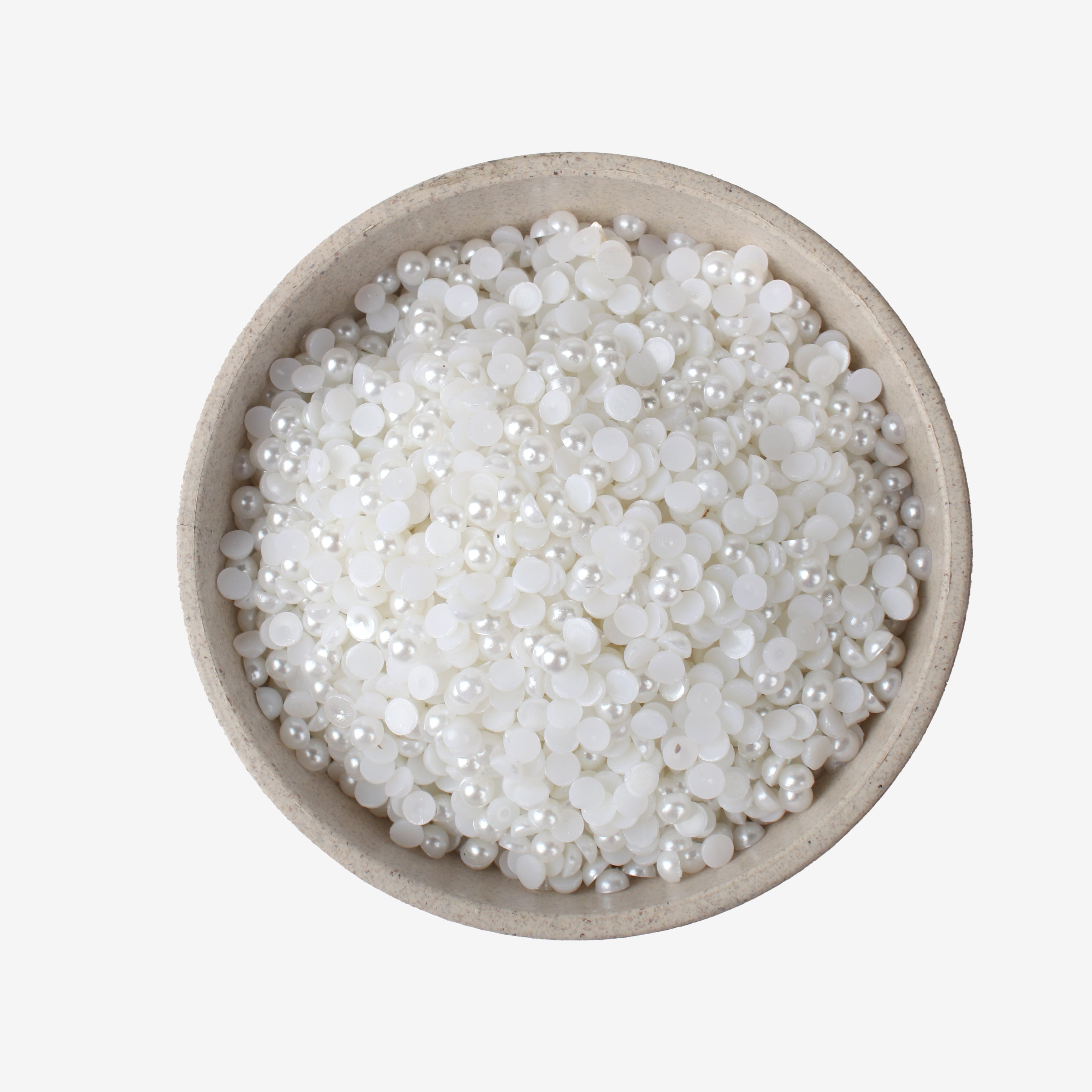 Beads Half Pearl White 5Mm 1kg