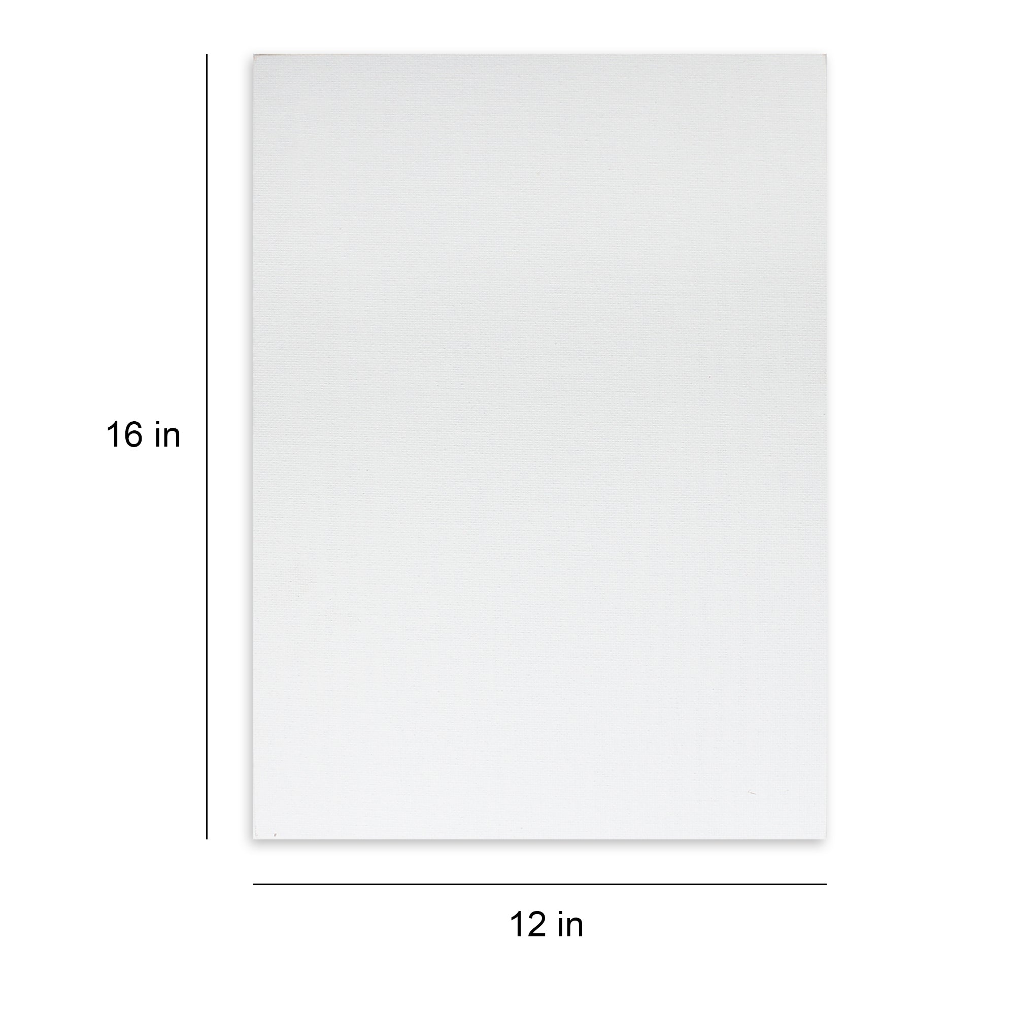 Canvas Panel 3Mm Mdf Board 12 X 16Inch 1Pc (Pack of 3)