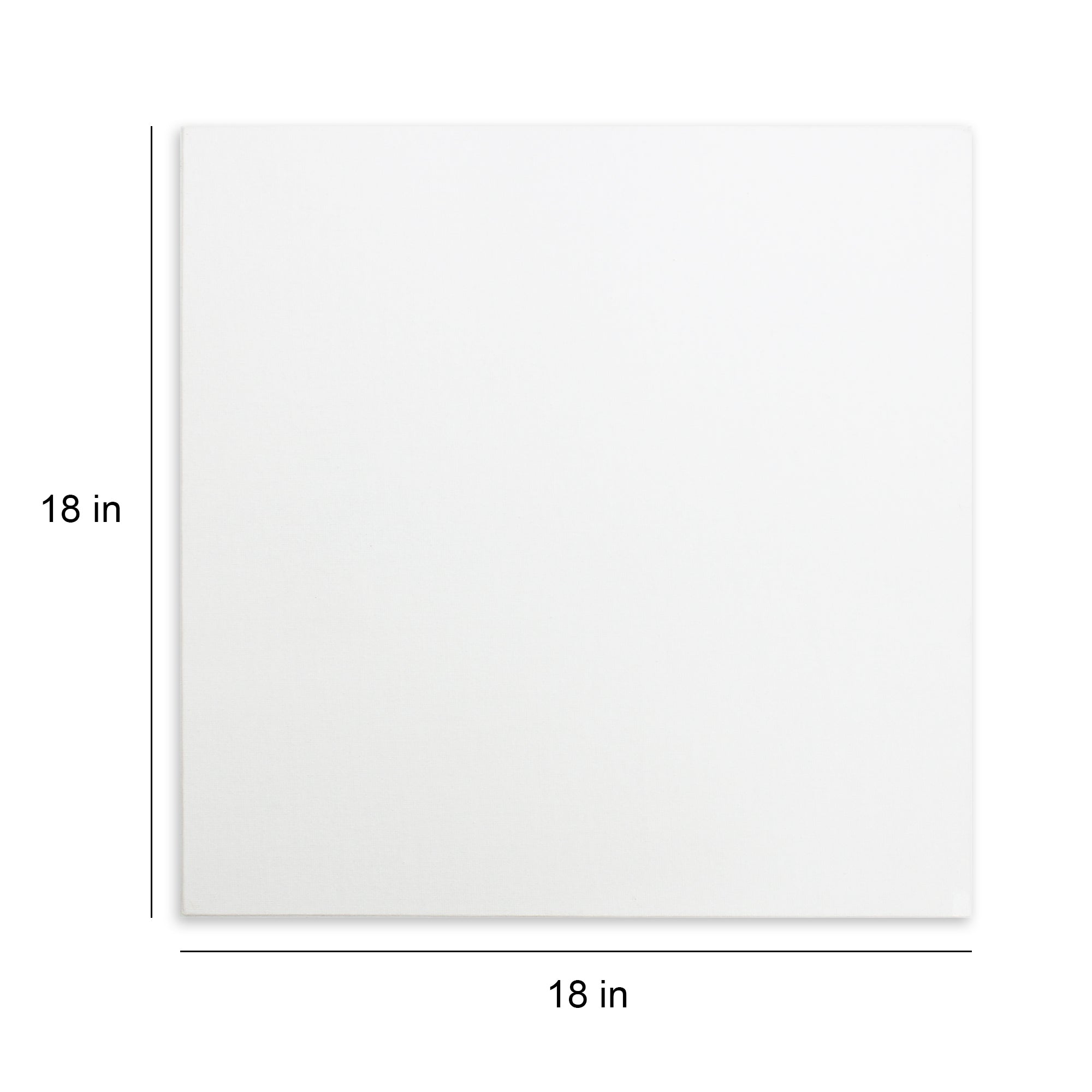 Canvas Panel 3Mm Mdf Board 18 X 18Inch 1Pc (Pack of 3)