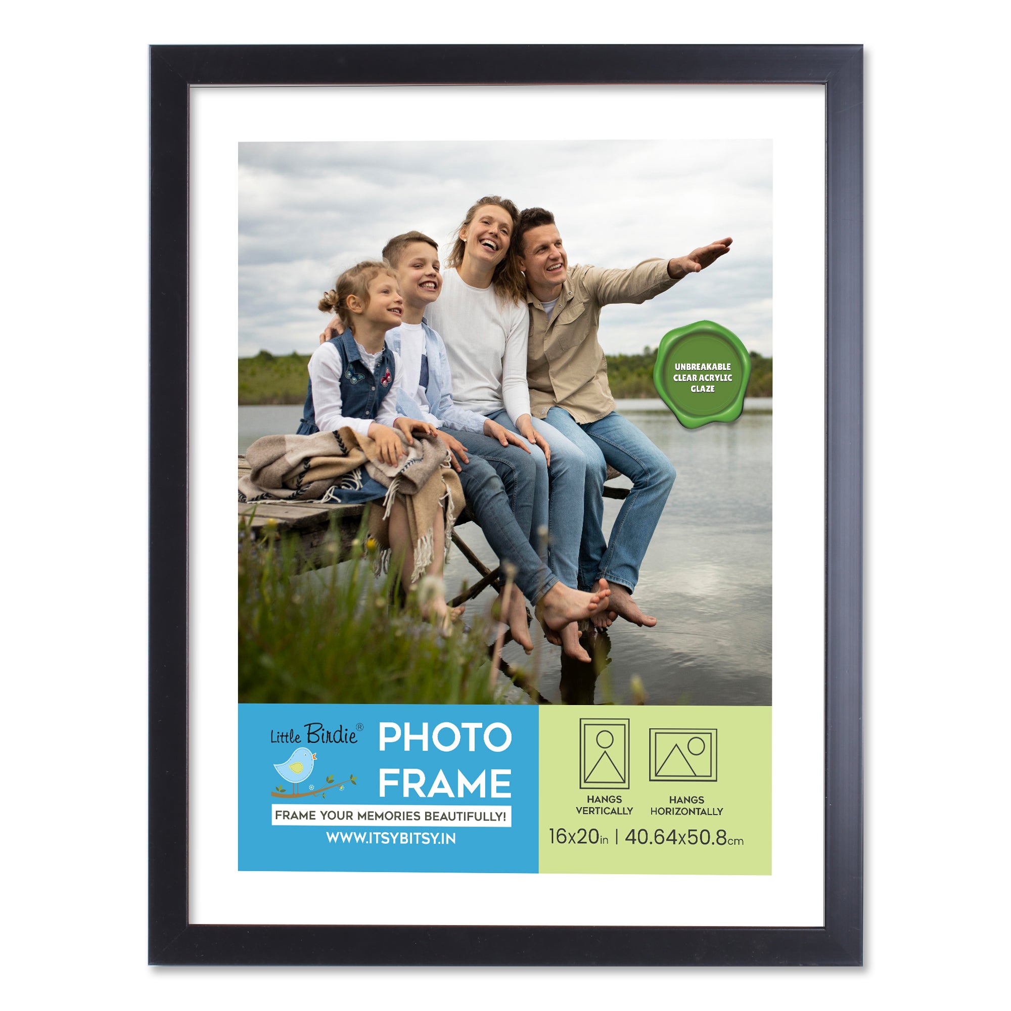 (40 x 50 cm) - 5D Diamond Painting - Starry Sky + Matching Frame Combo