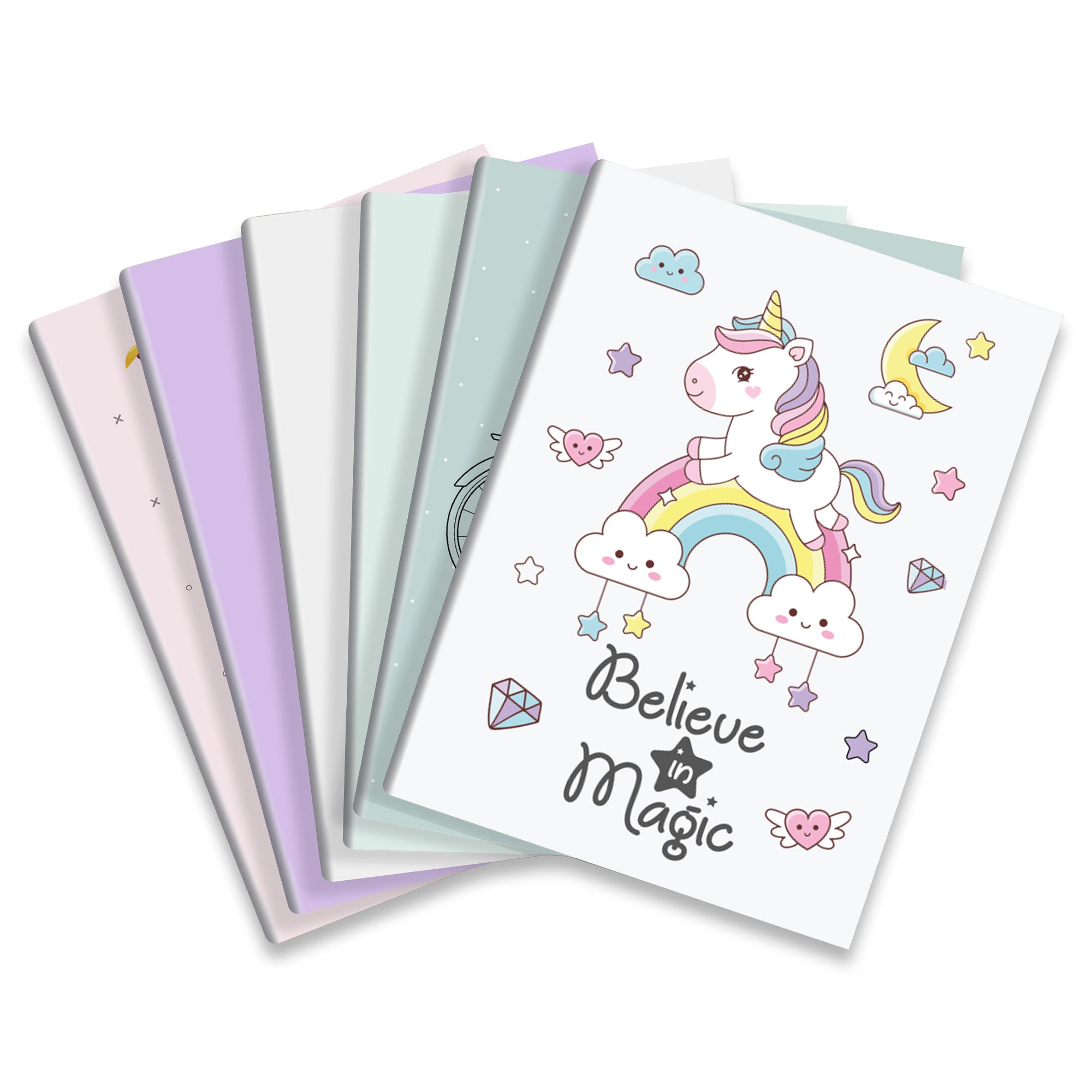 Believe In Magic Ruled Notebook A5 90Gsm 64Pages