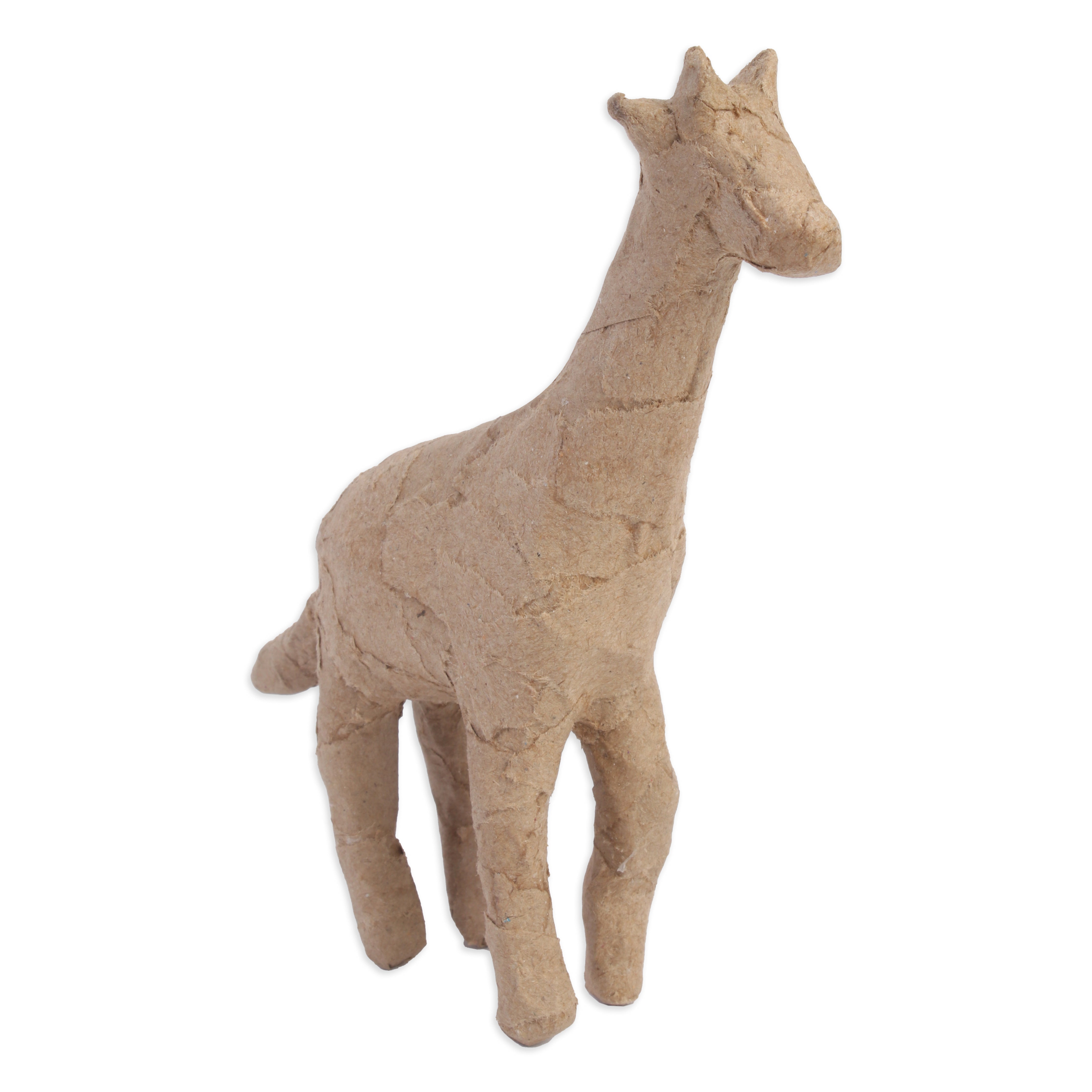 Paper Mache Painting Kit Giraffe And Rhinoceros