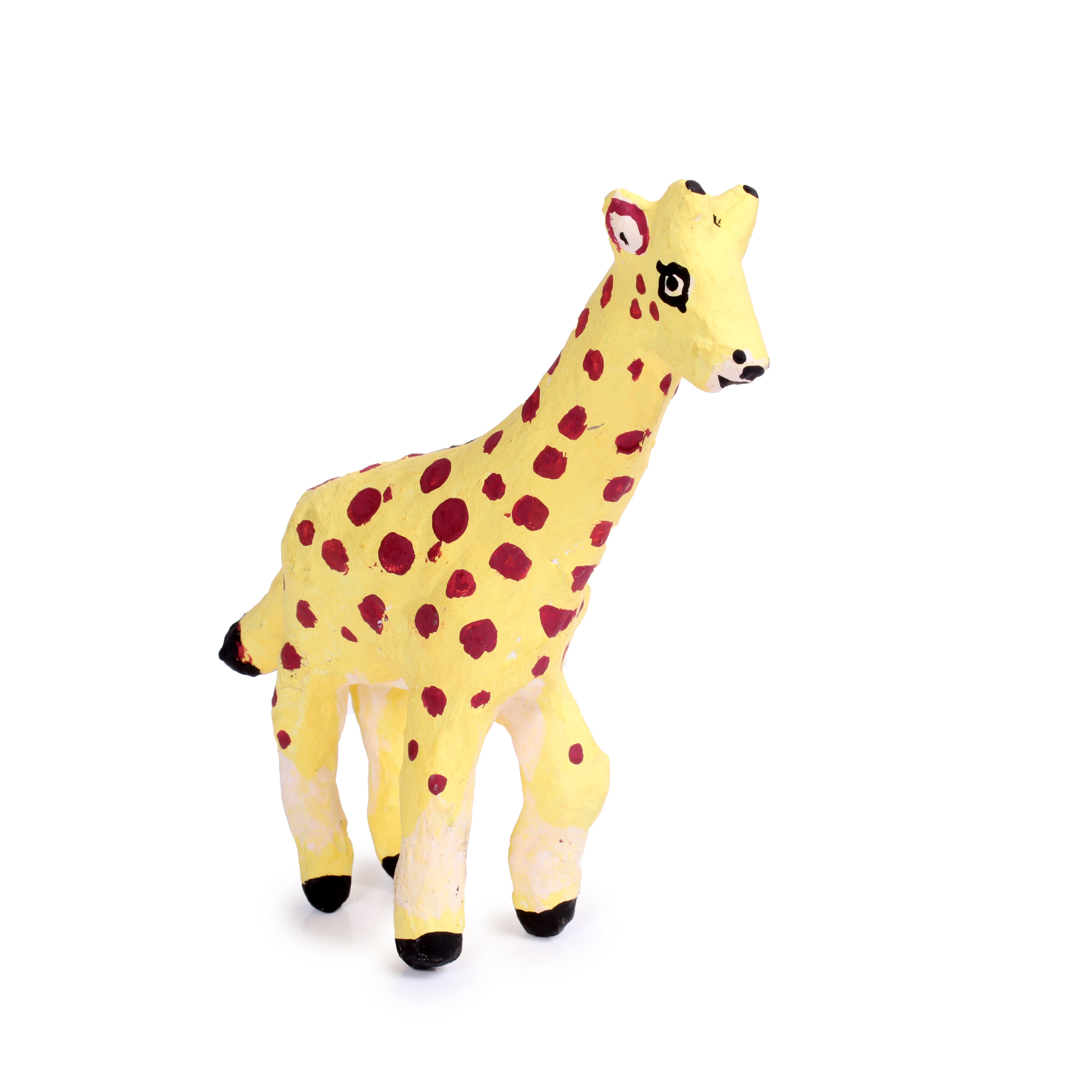 Paper Mache Painting Kit Giraffe And Rhinoceros