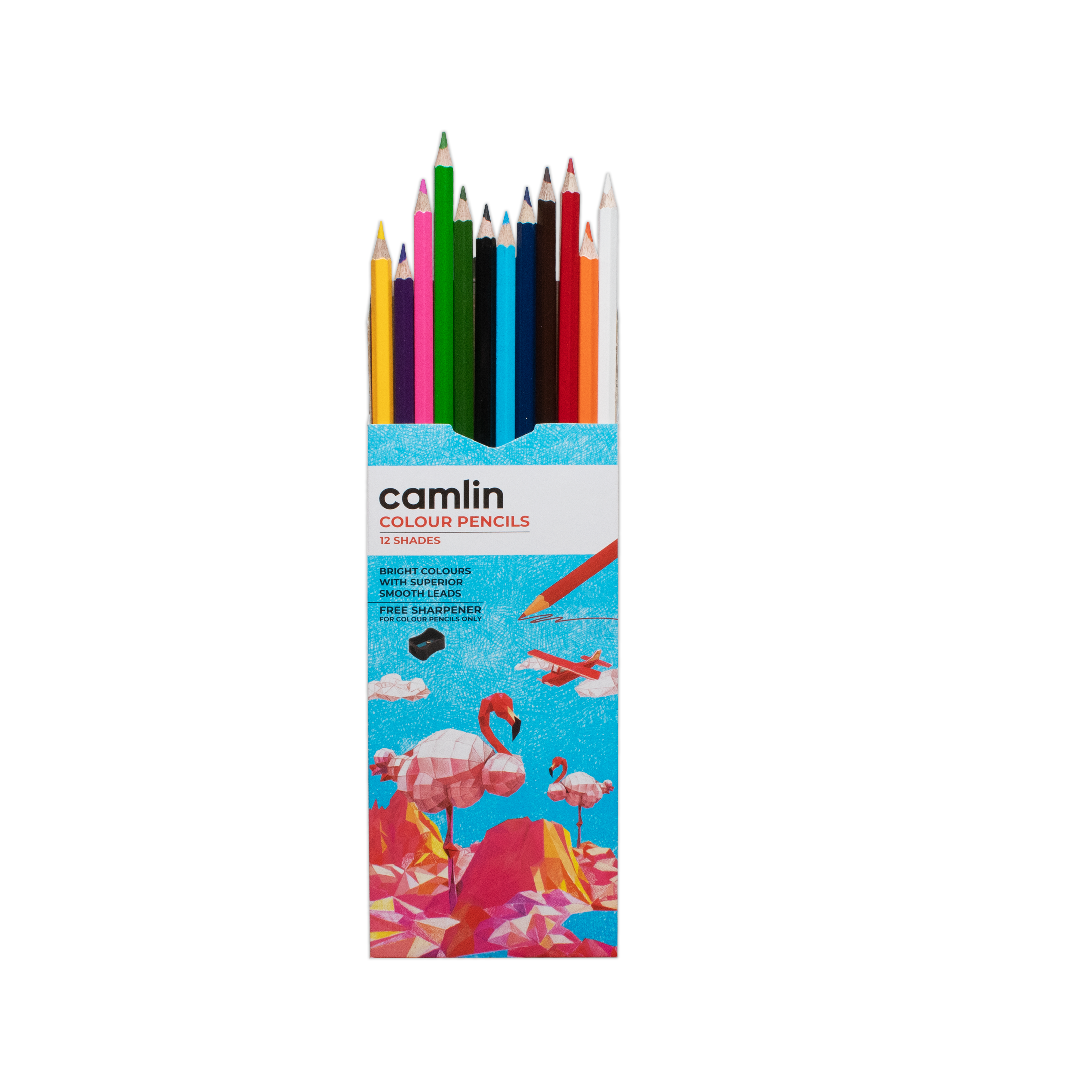 King Colour Pencils 12 Shades Camlin