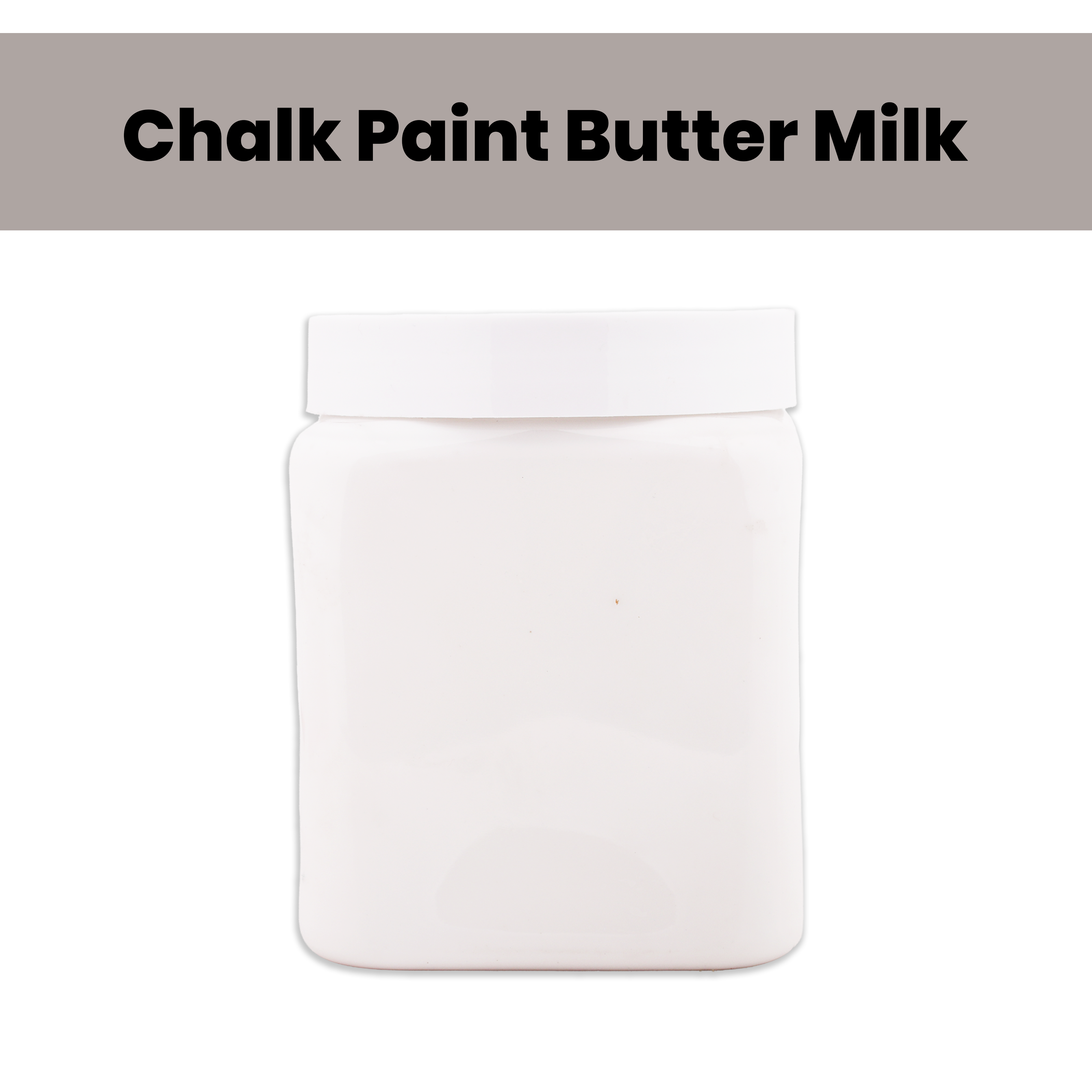 Home Decor Chalk Paint Butter Milk 1Litre X 2 Bottle