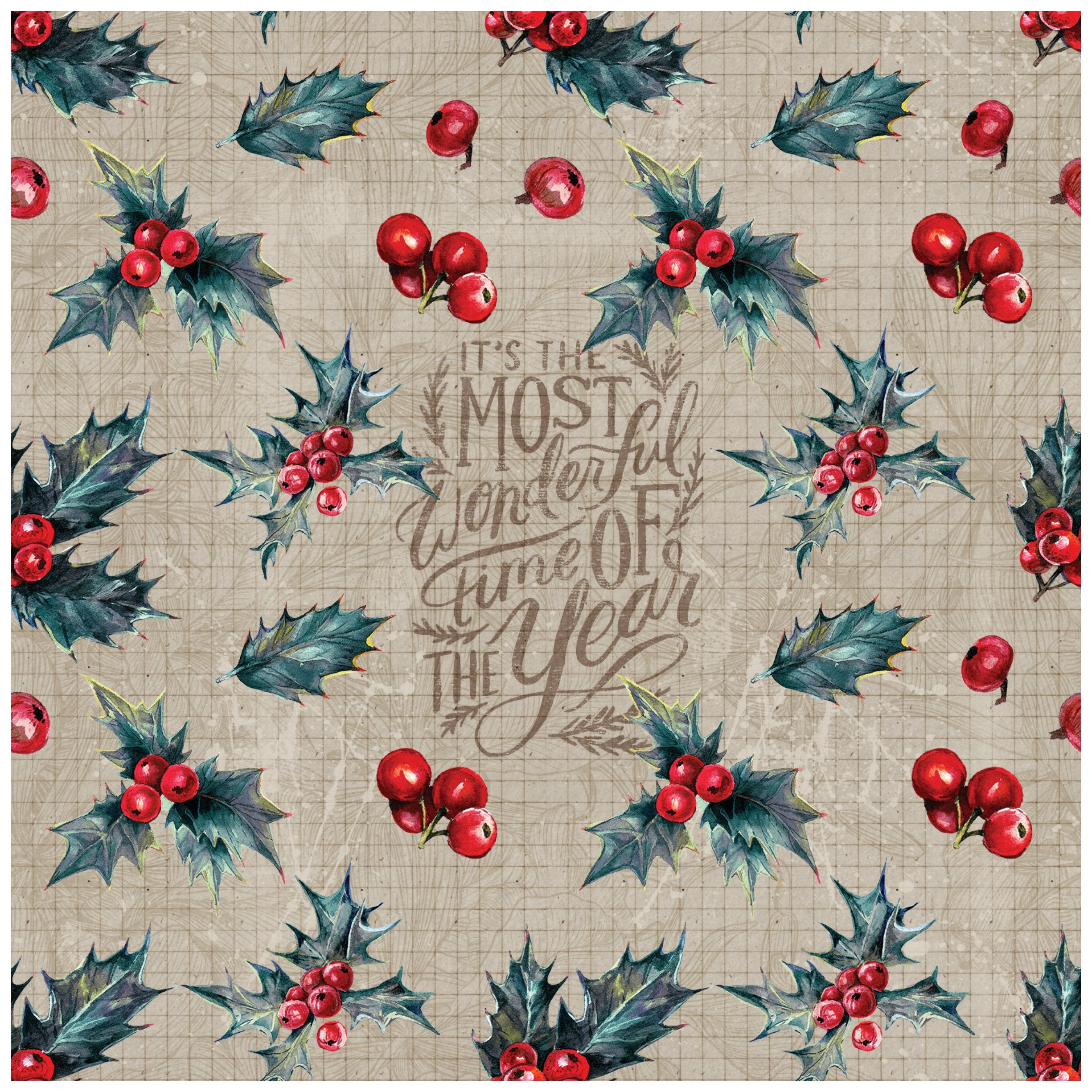 Paper Pack Christmas Magic 12 X 12inch 250gsm 12Sheet