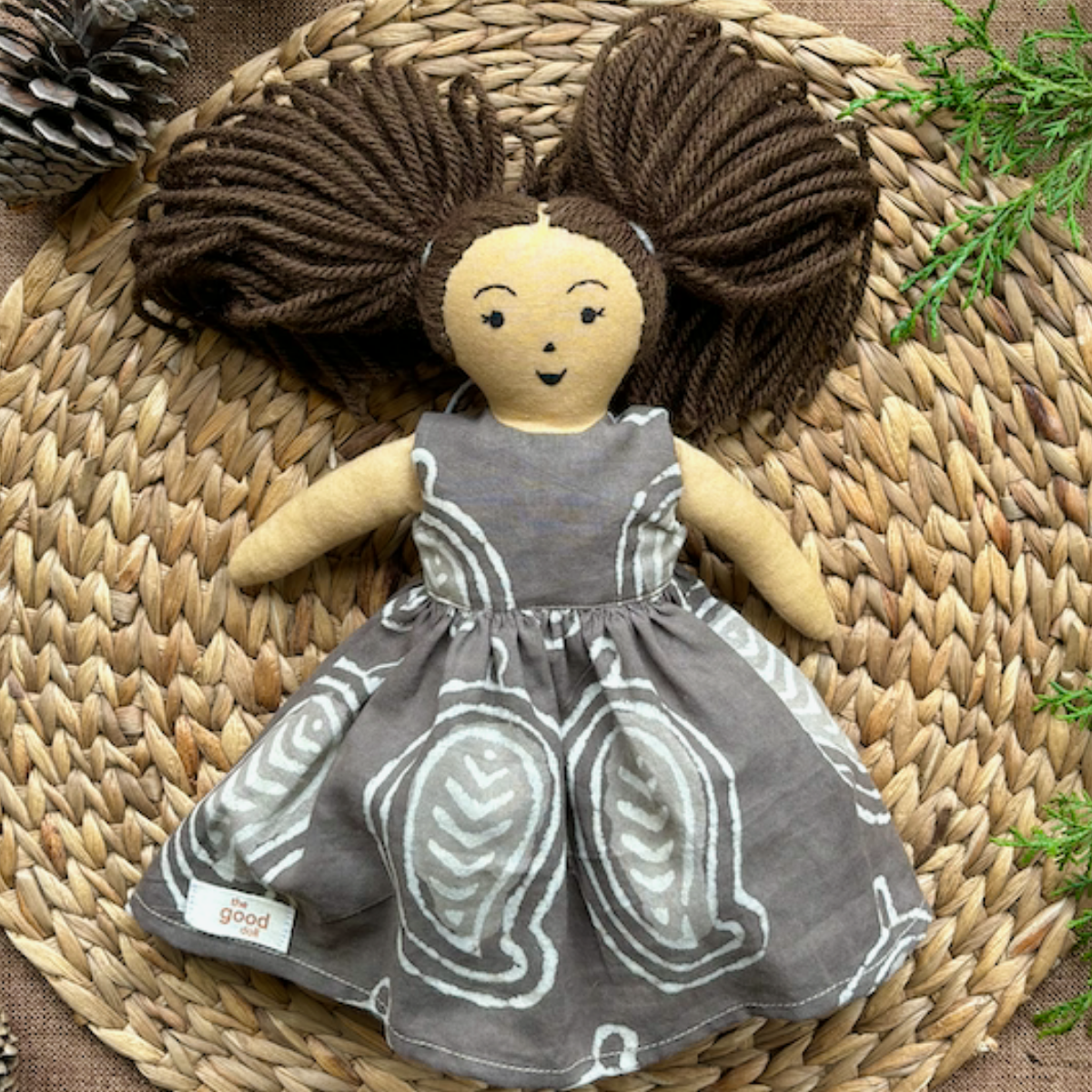 Handmade Fabric Doll Ira 9inch 1pc