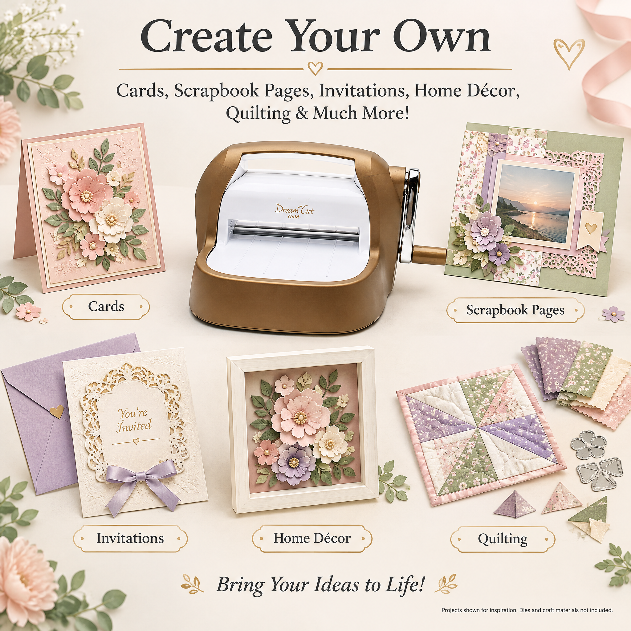Dream Cut Machine Gold A5 1pc Box