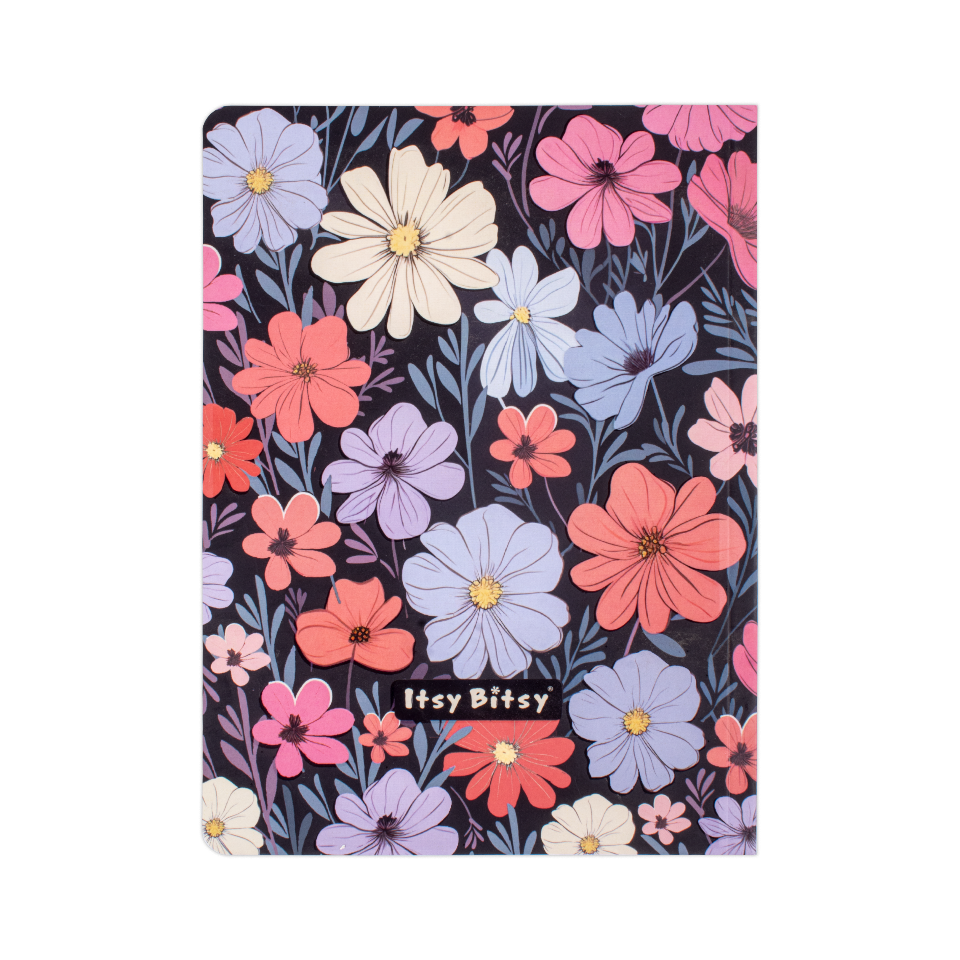 Softbound Ruled Notebook Flower Edge Printed A5 128pages 100gsm