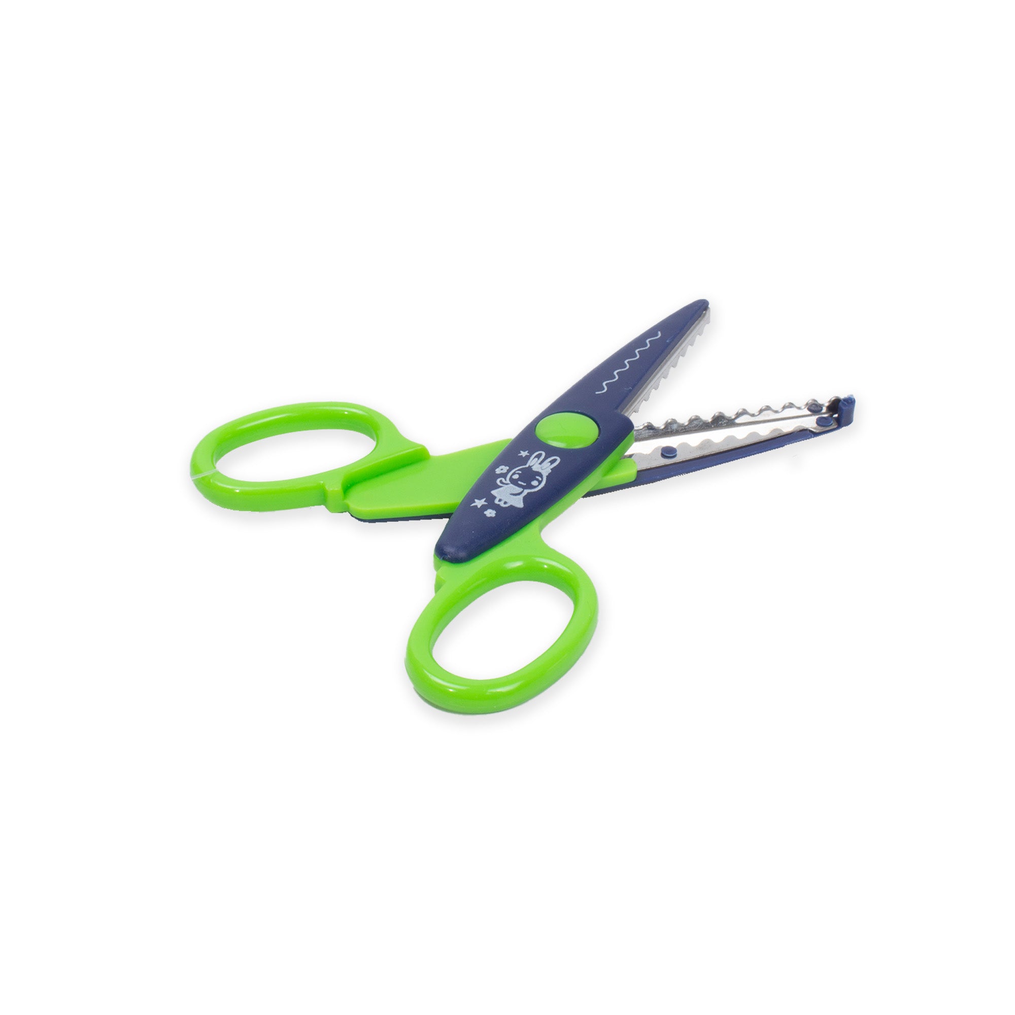 Kids Scissors Ornate Curve Design Cutting 1pcs (Assorted)