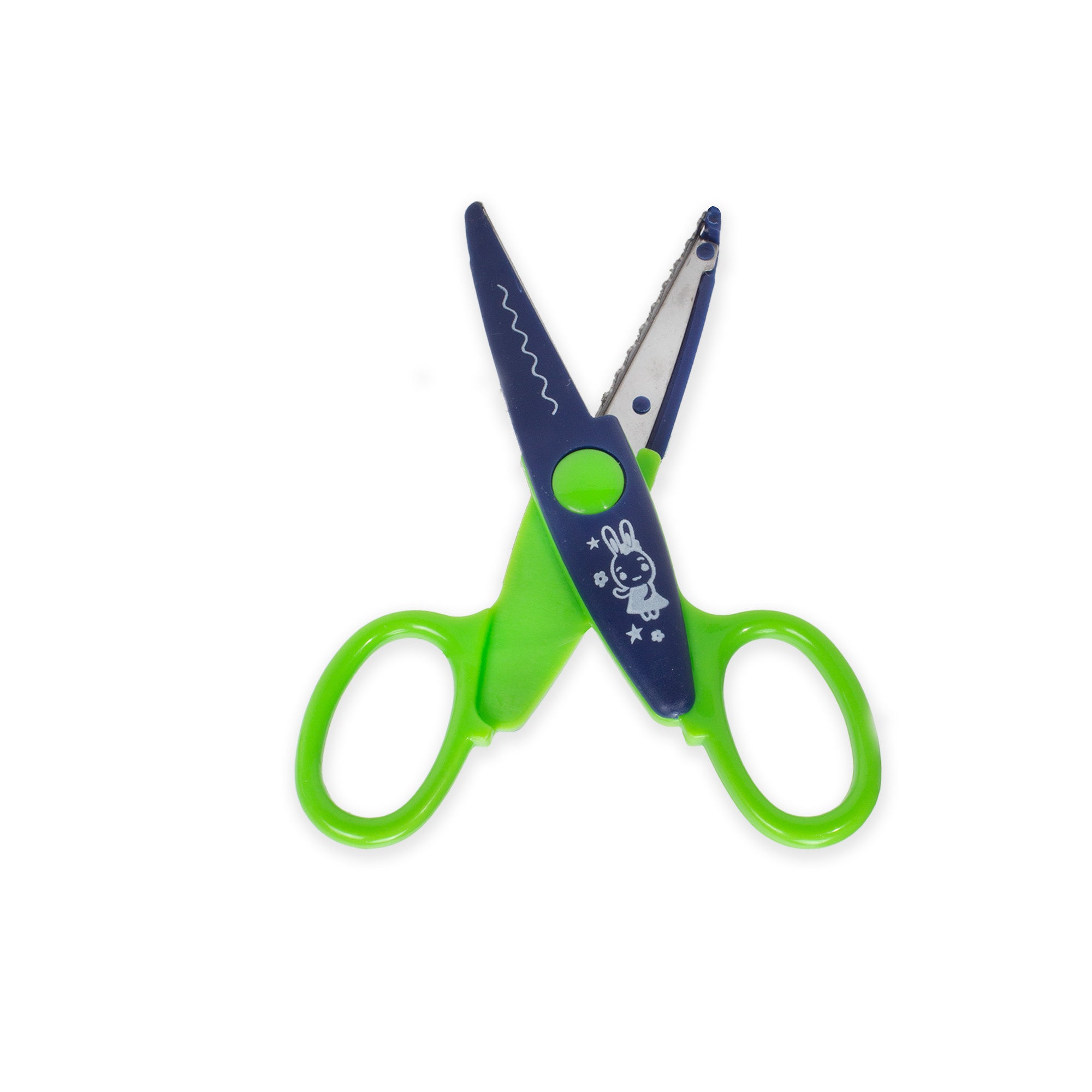 Kids Scissors Ornate Curve Design Cutting 1pcs (Assorted)