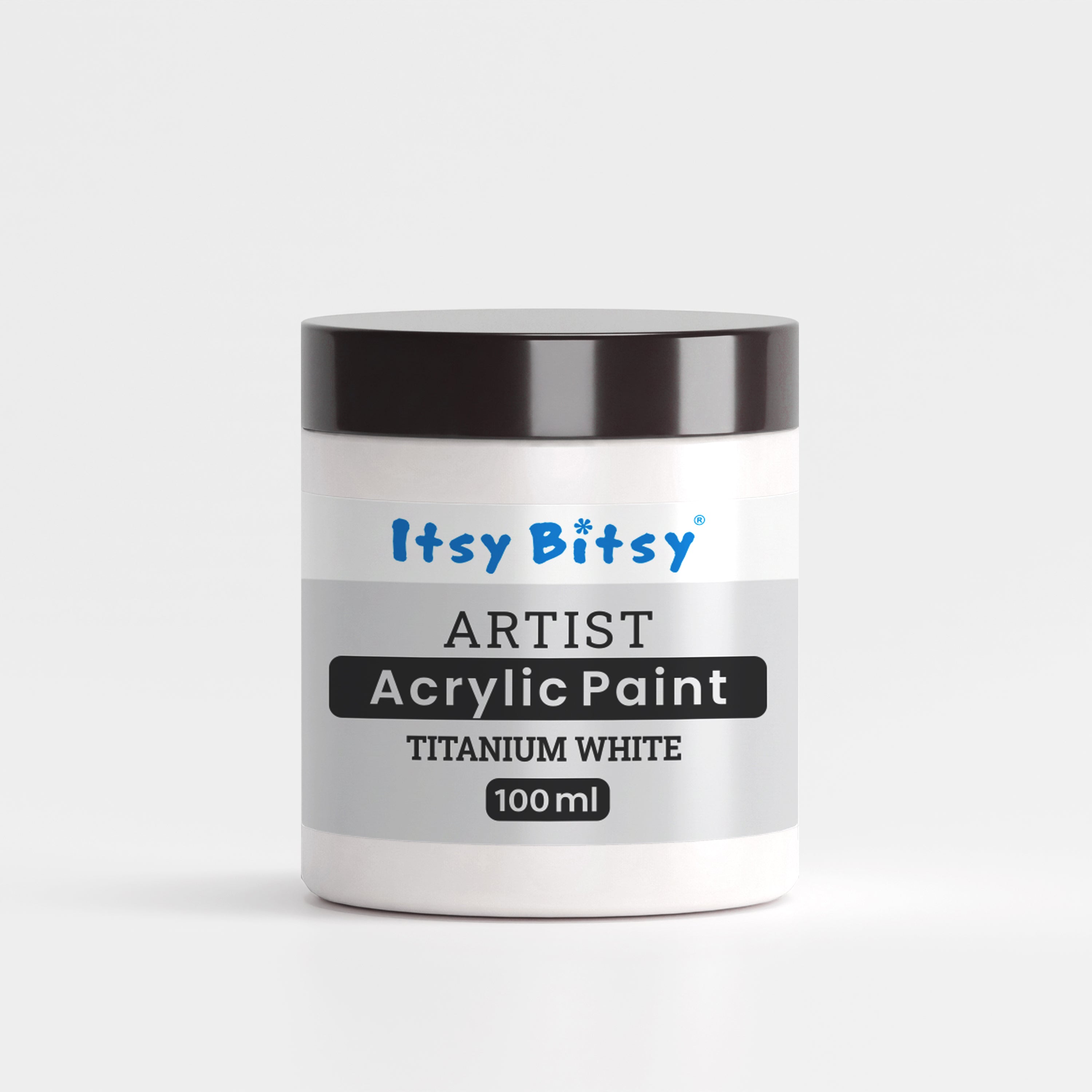 Artists Acrylic Colour Titanium White 100ml Bottle