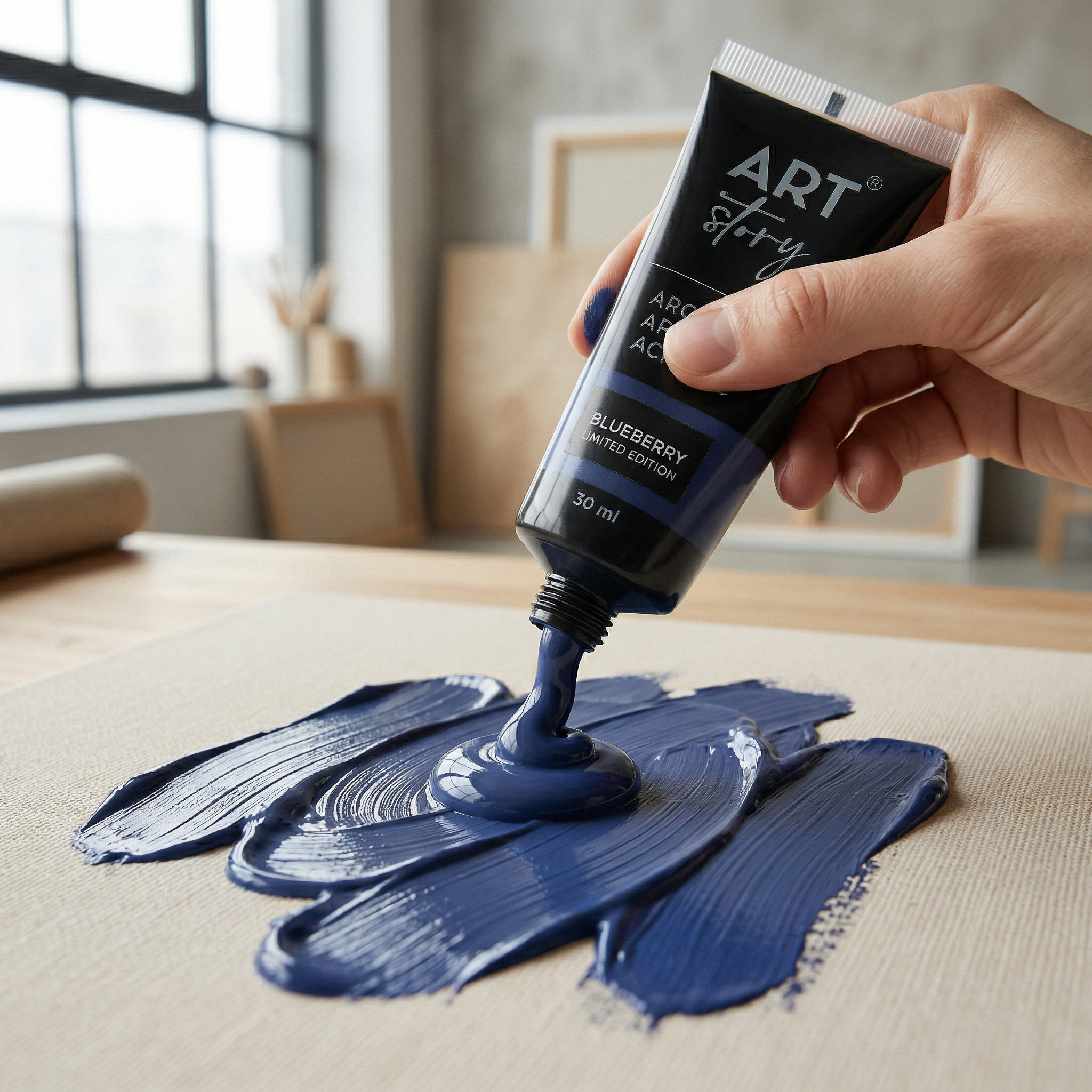 Artists Acrylic Colour Blueberry 30ml Tube