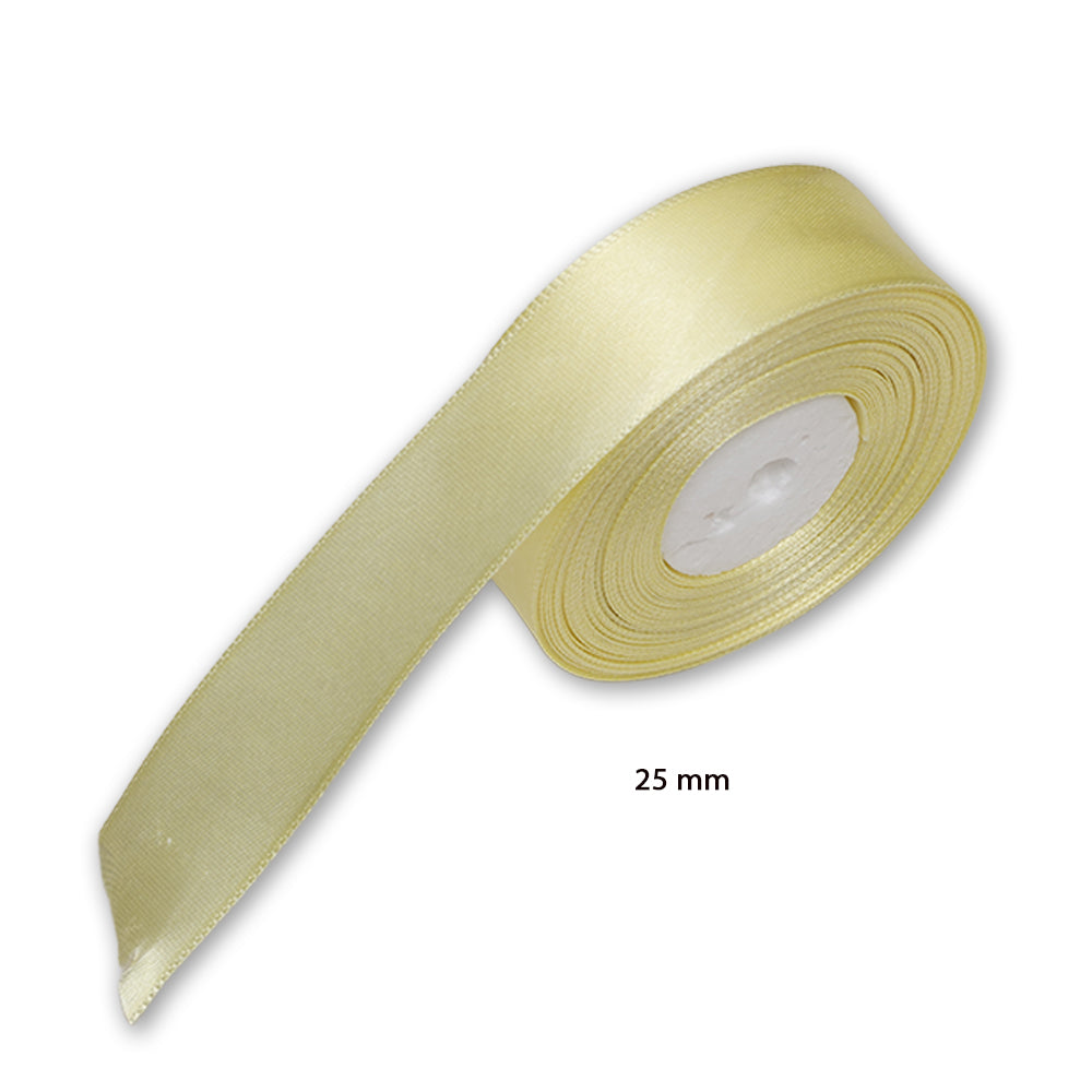 Satin Ribbons 25mm Asst Col 15mtr