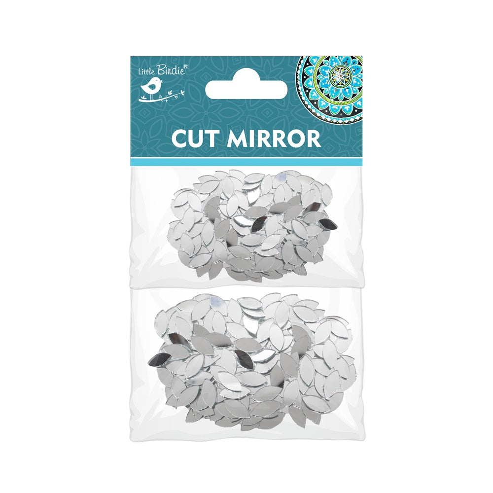 Cut Mirror Leaf 10mm & 14mm Layer Pack 60gm