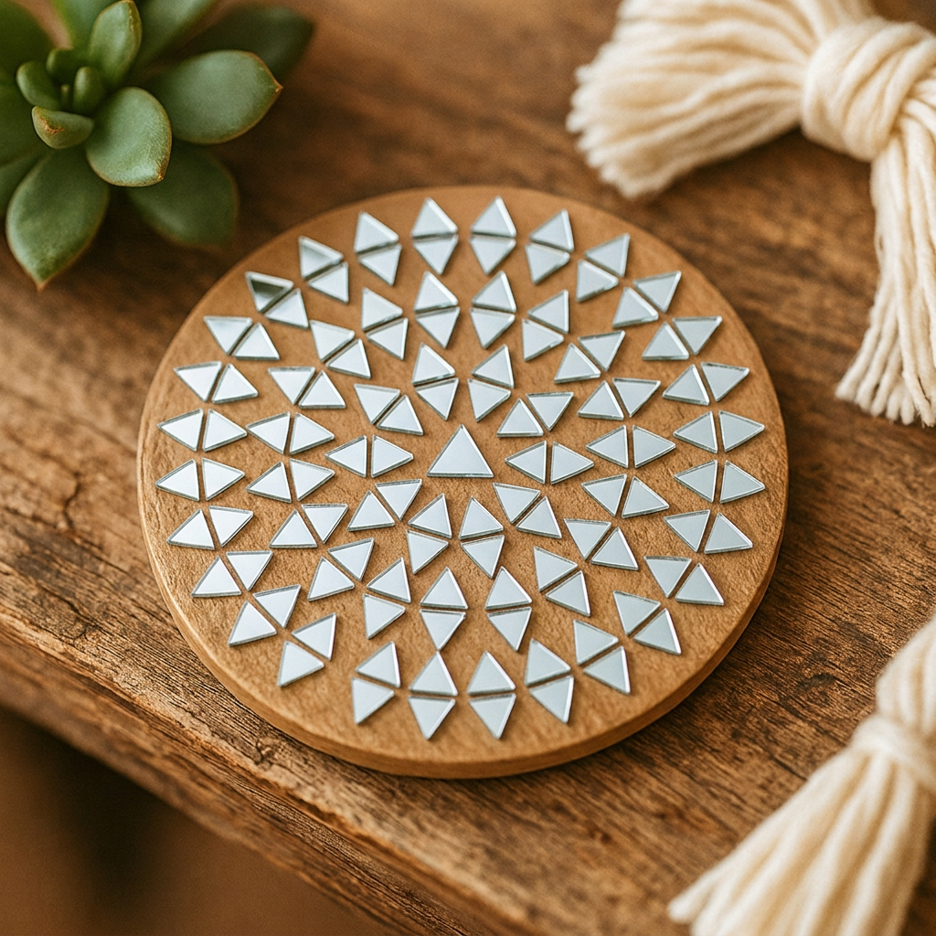 Cut Mirror Triangle 14/16/18mm Each 15gm x 3 size Layer pack