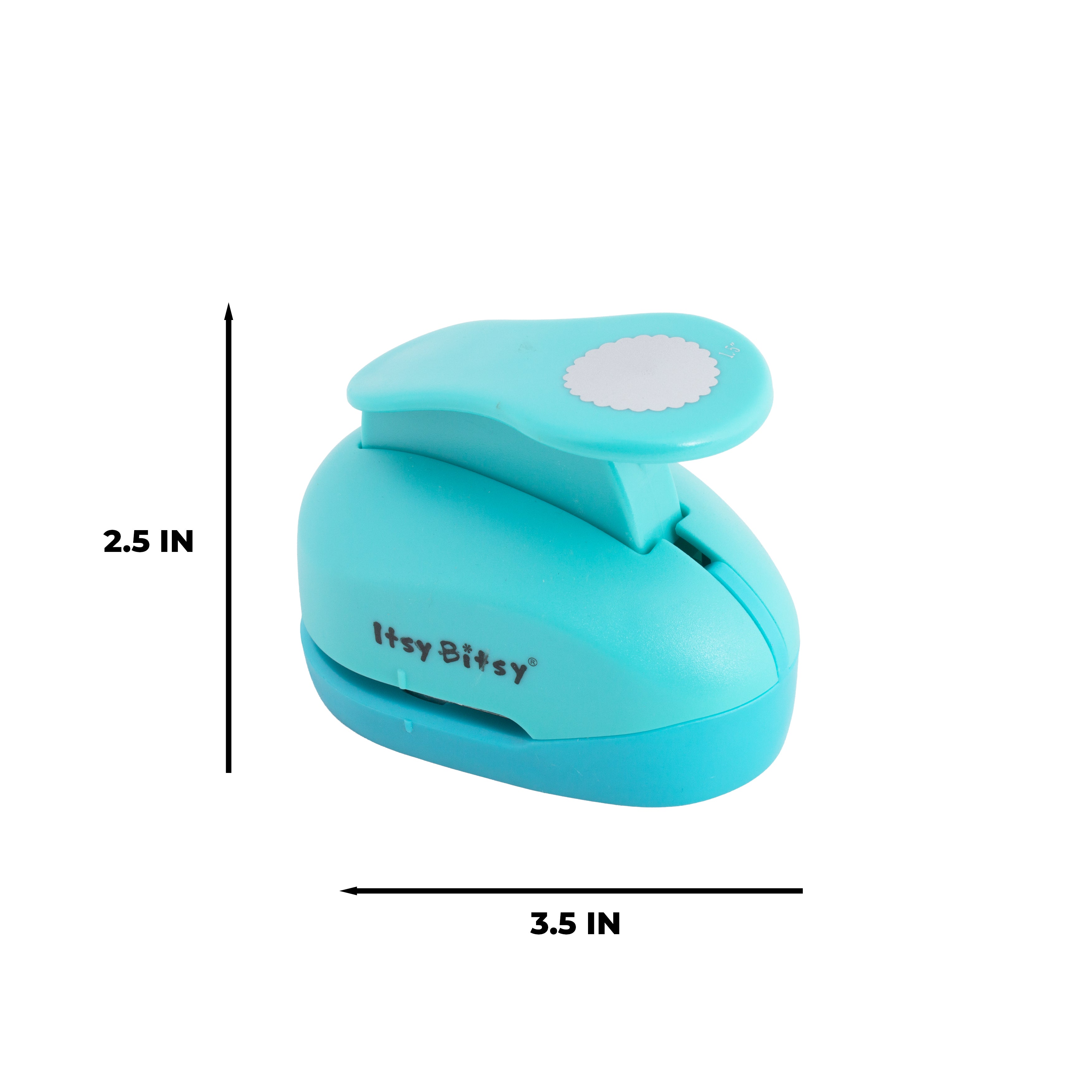 Craft Punch Cutting Size 1.5inch Scalloped Circle 1pc