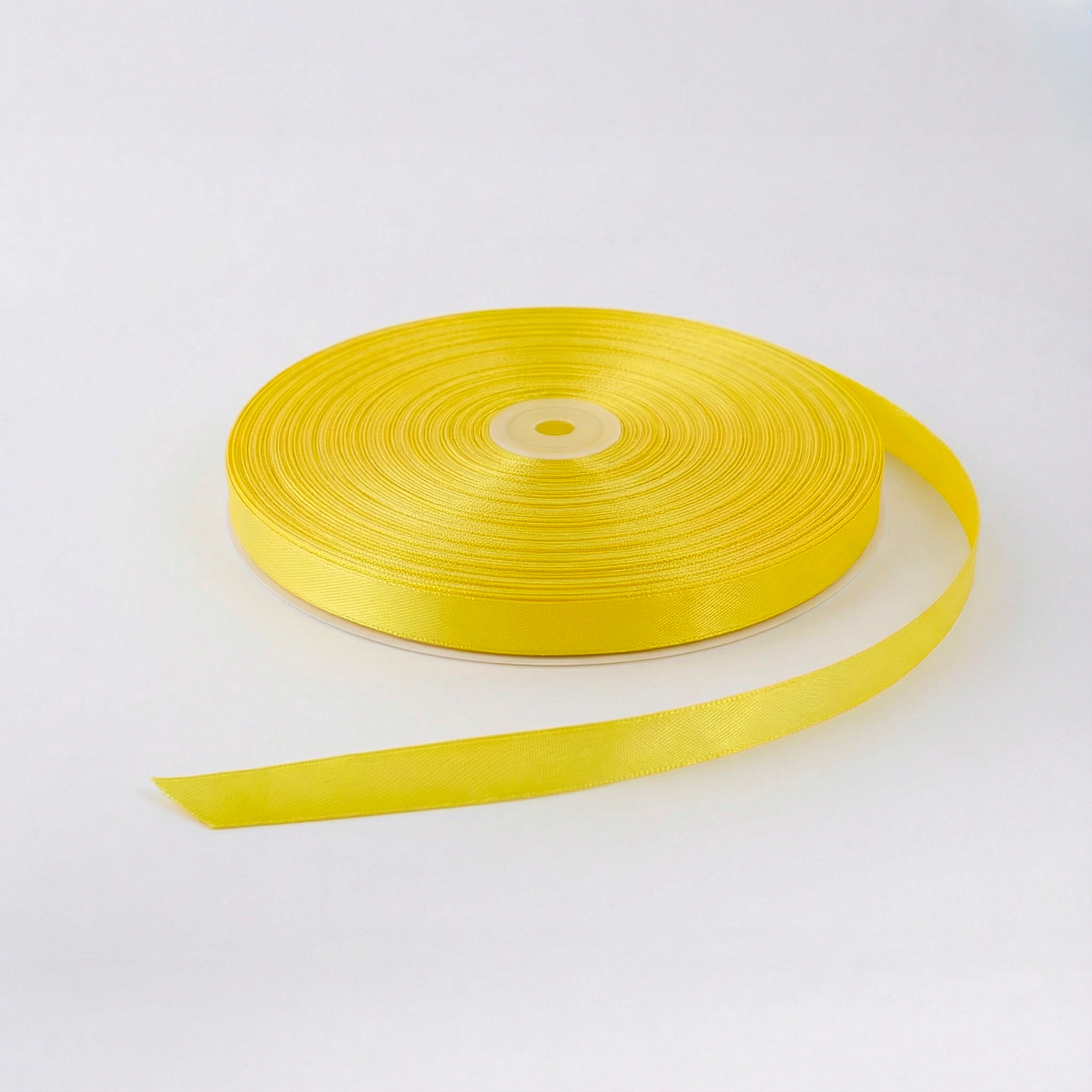 Satin Ribbon 12Mm 150Mtr  Lemon