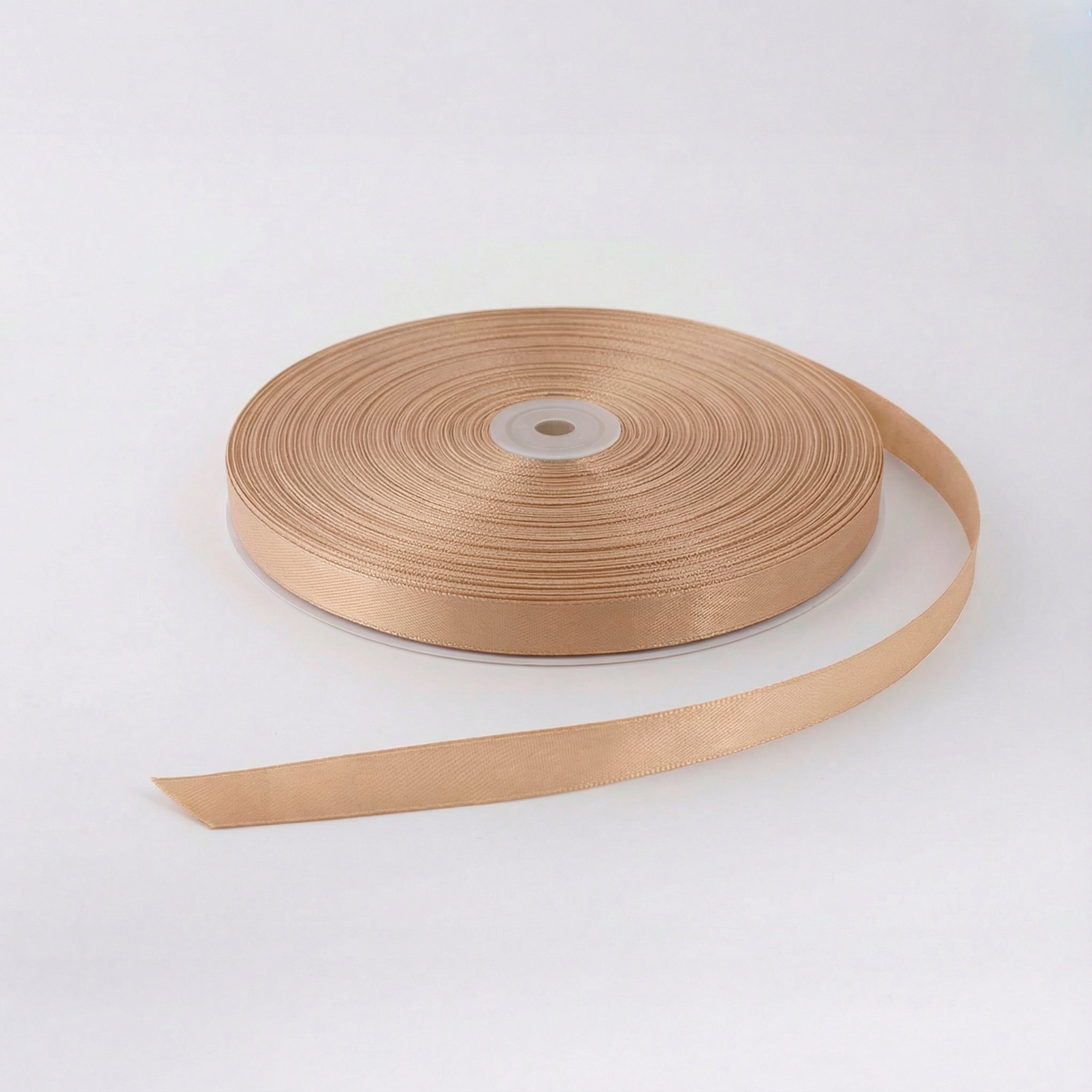 Satin Ribbon 12Mm 150Mtr  Baige