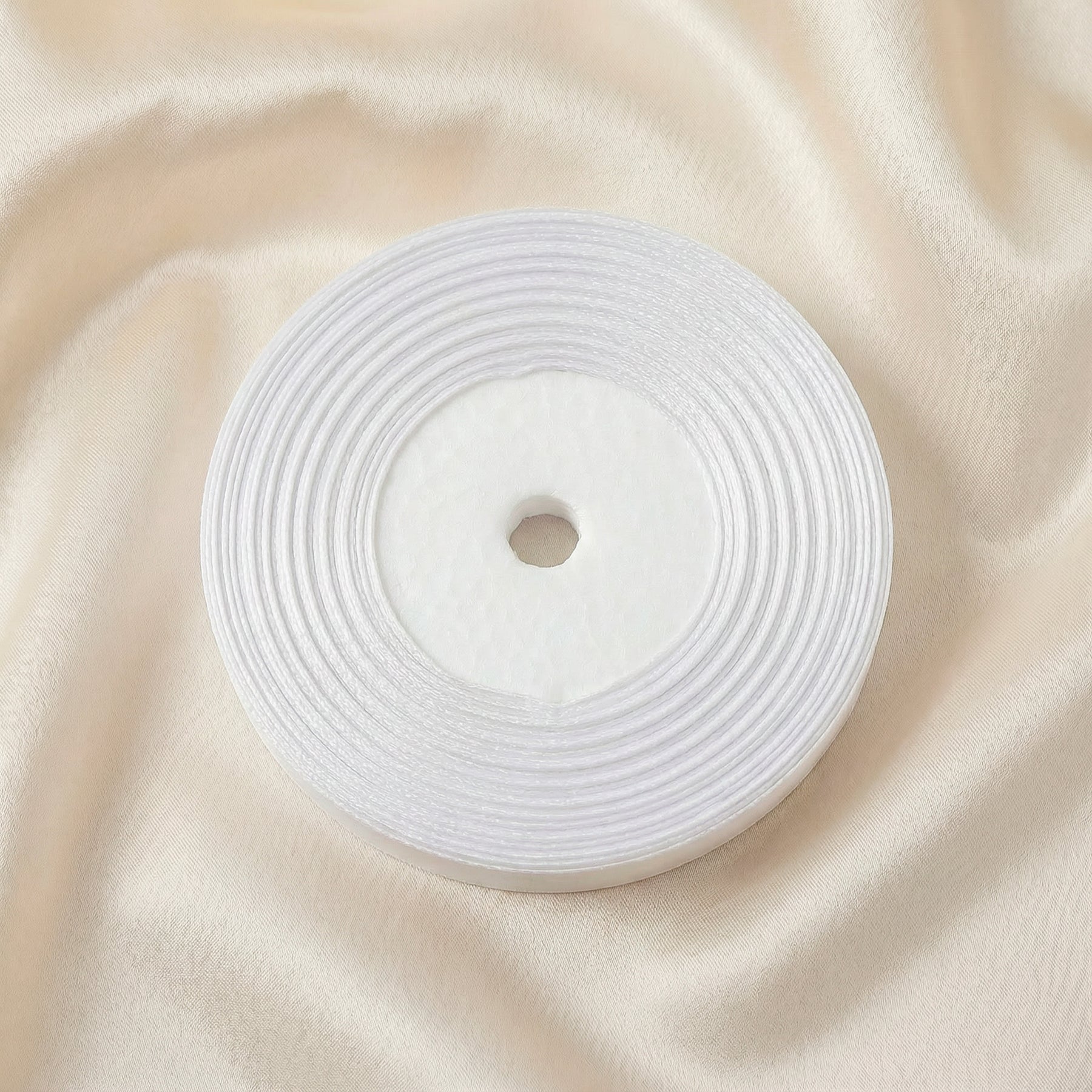 Satin Ribbon 25Mm 50Mtr White – Itsy Bitsy