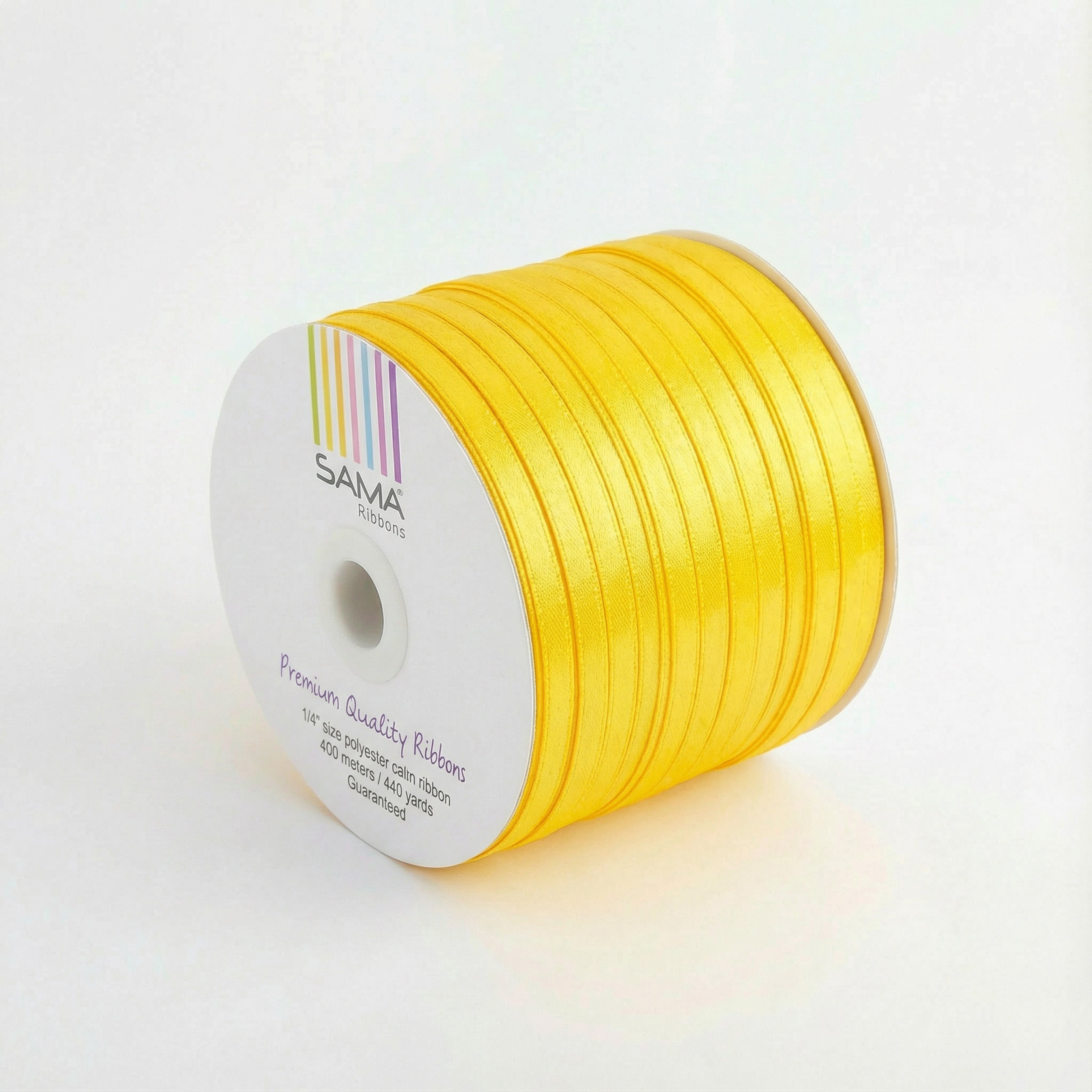 Satin Ribbon 6Mm 400Mtr Lemon
