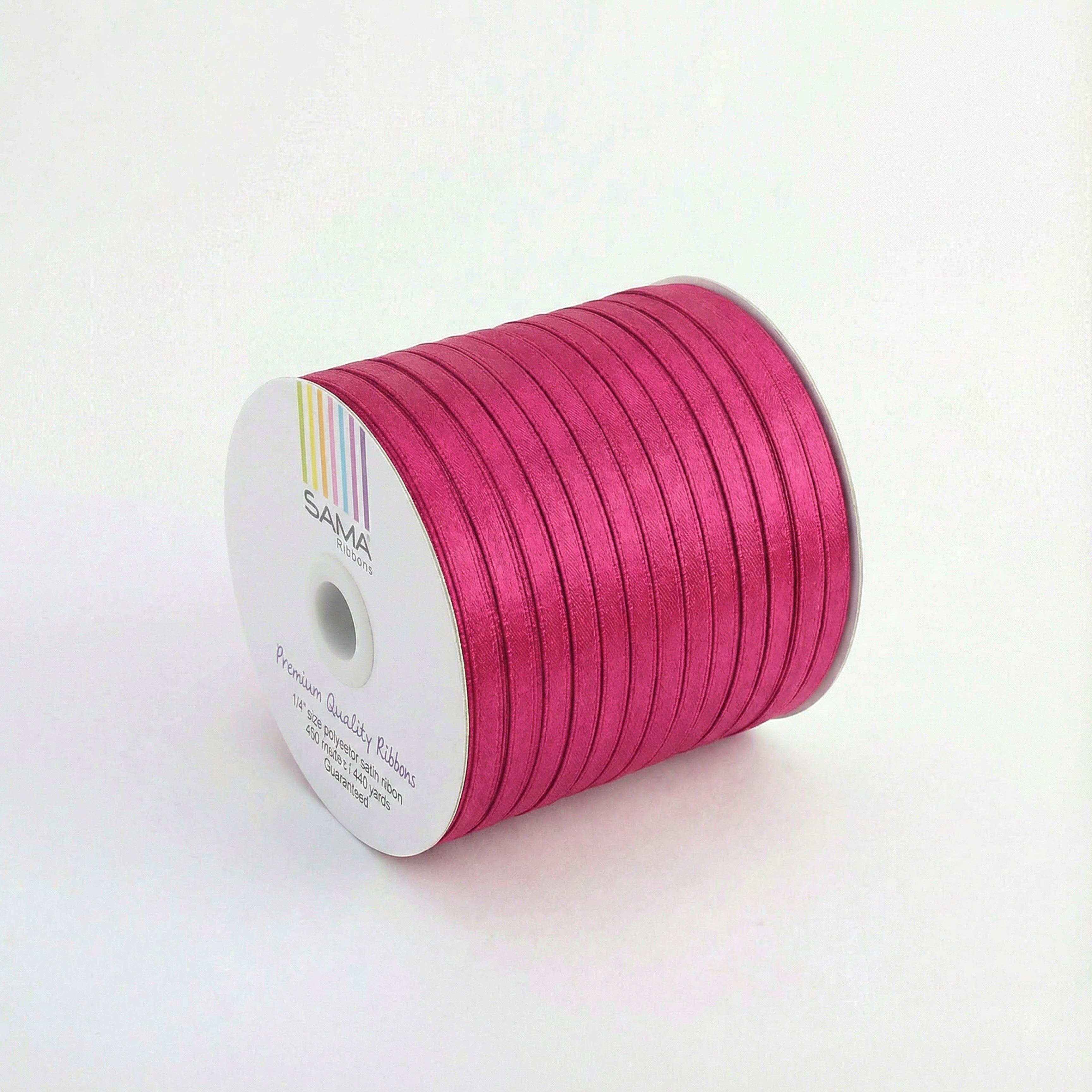 Satin Ribbon 6Mm 400Mtr Hot Pink