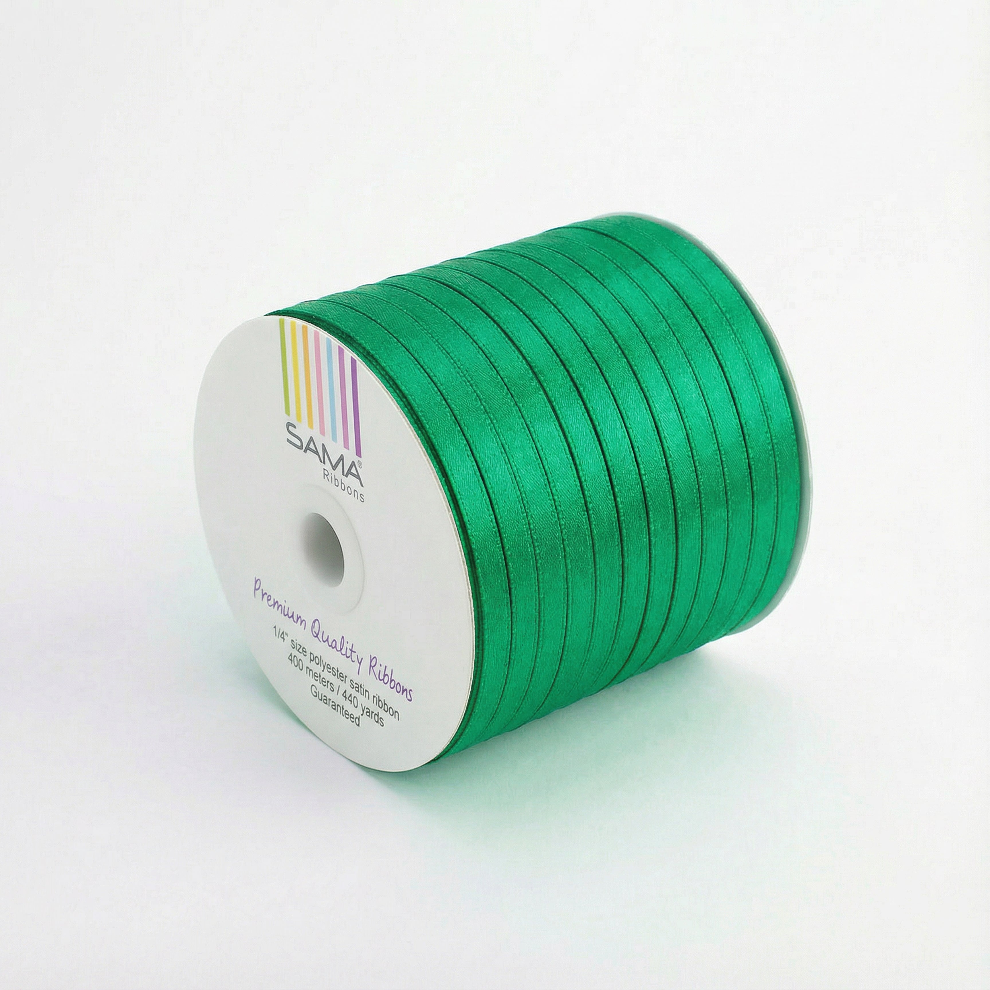Satin Ribbon 6Mm 400Mtr Green
