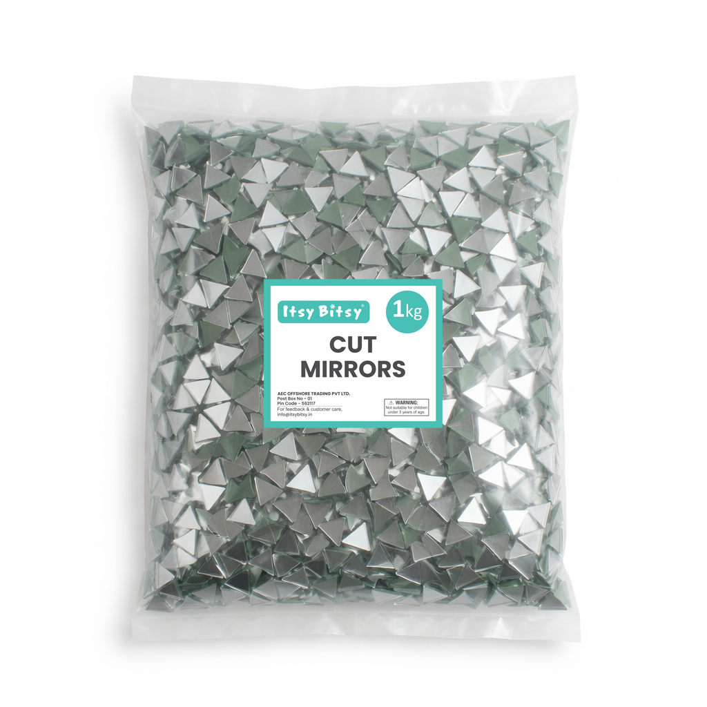 Cut Mirror Triangular 14Mm 1kg