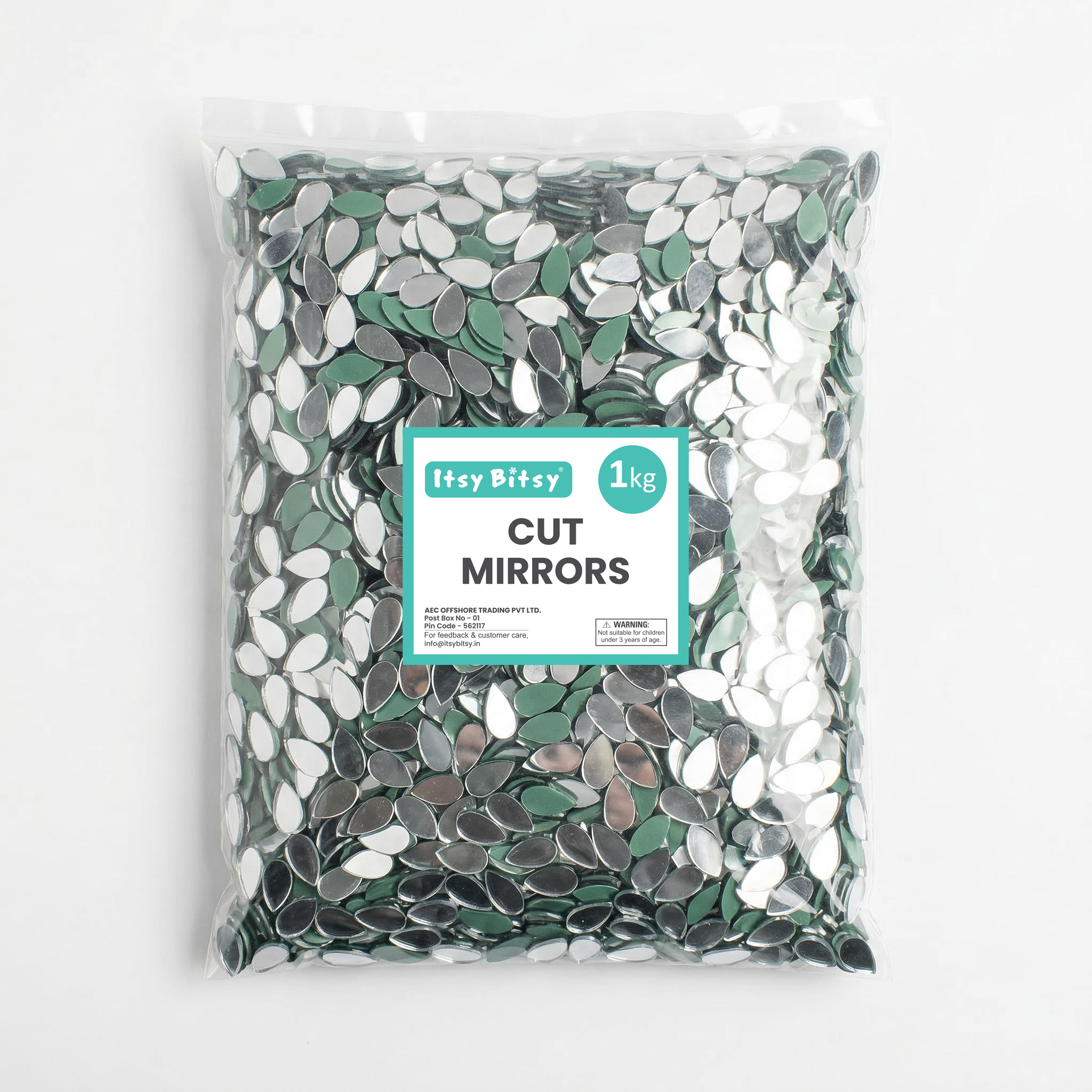 Cut Mirror Drop 8Mm 1kg
