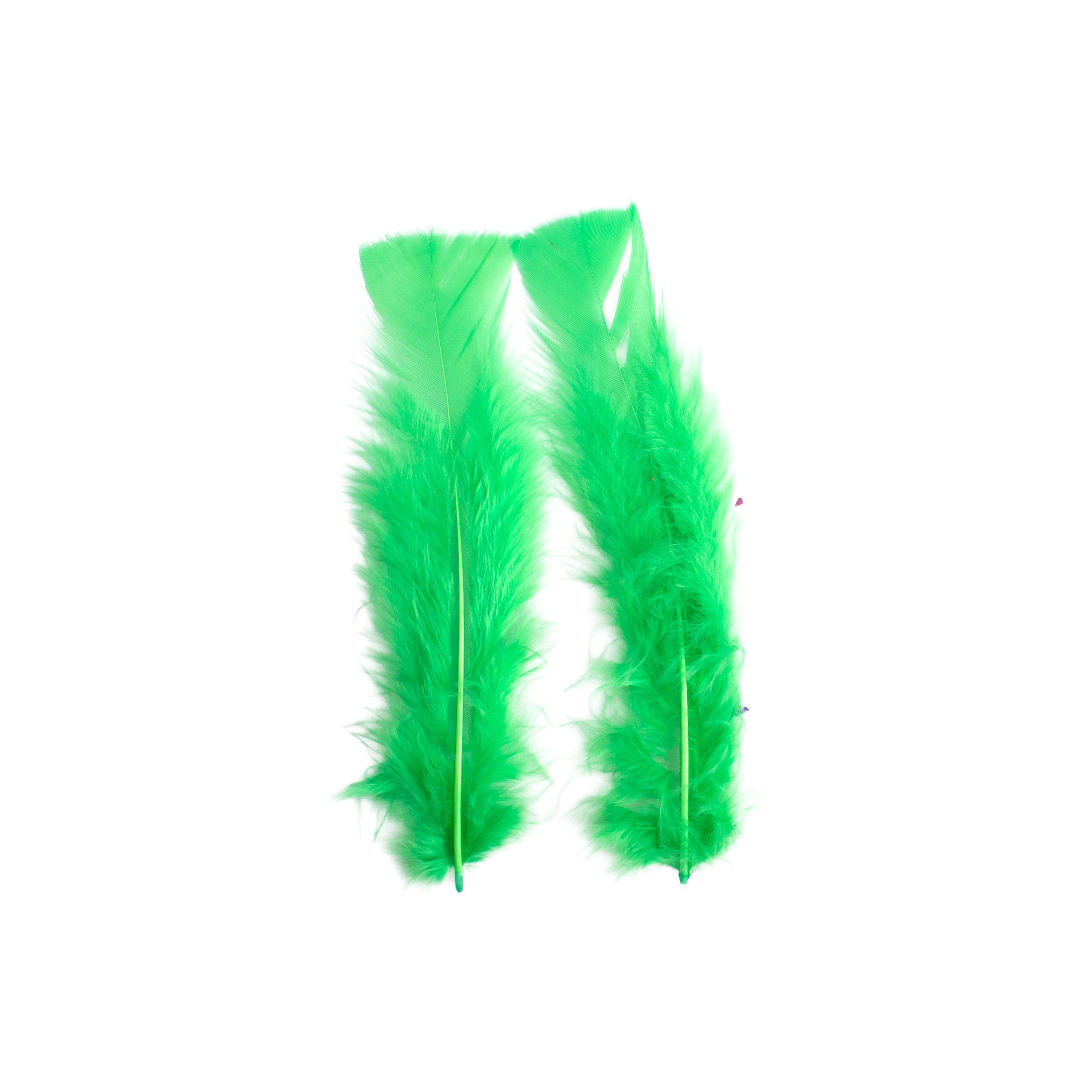 Turkey Feathers Bright 10 to 15cm 20pc